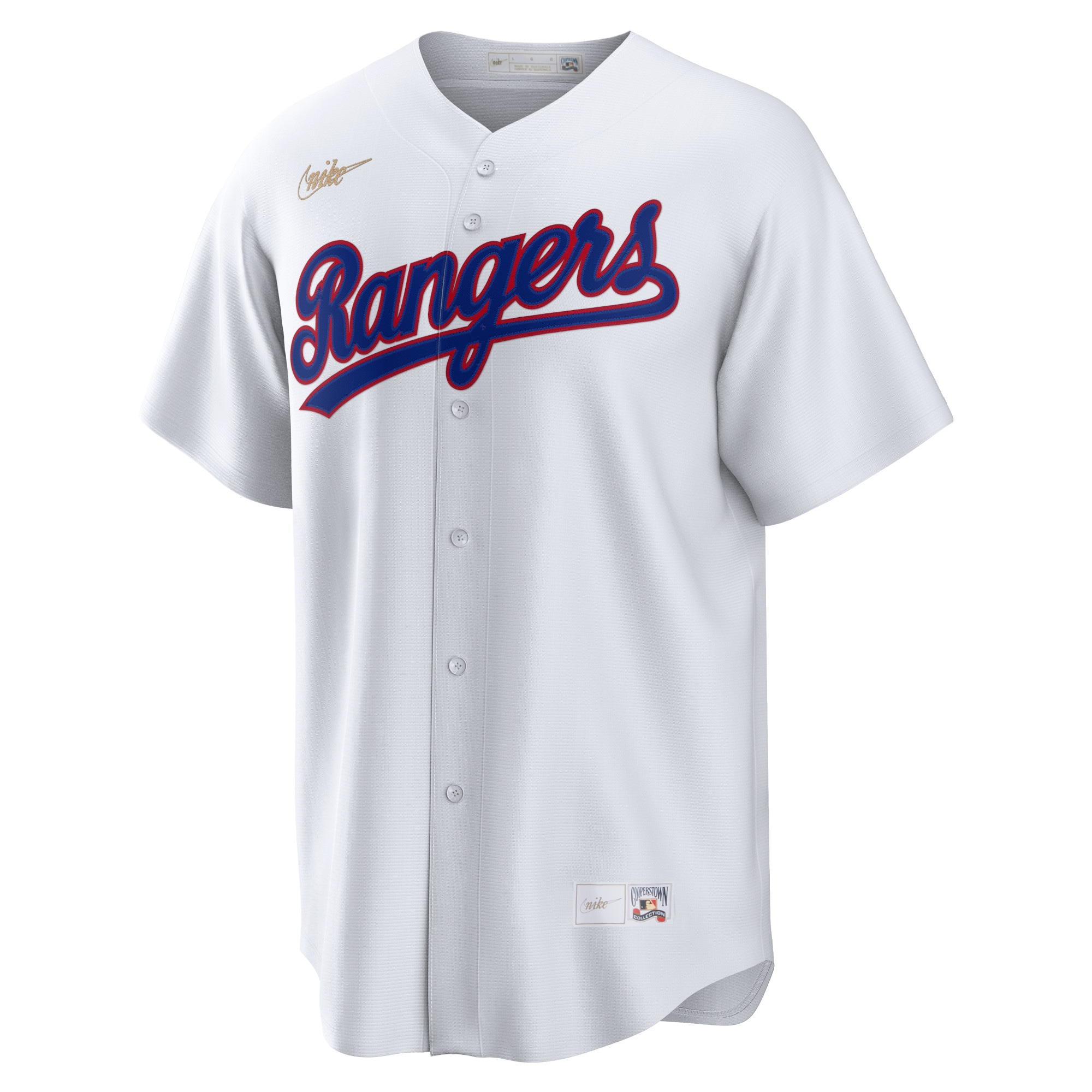 Texas RangersHome Cooperstown Collection Team Jersey - White