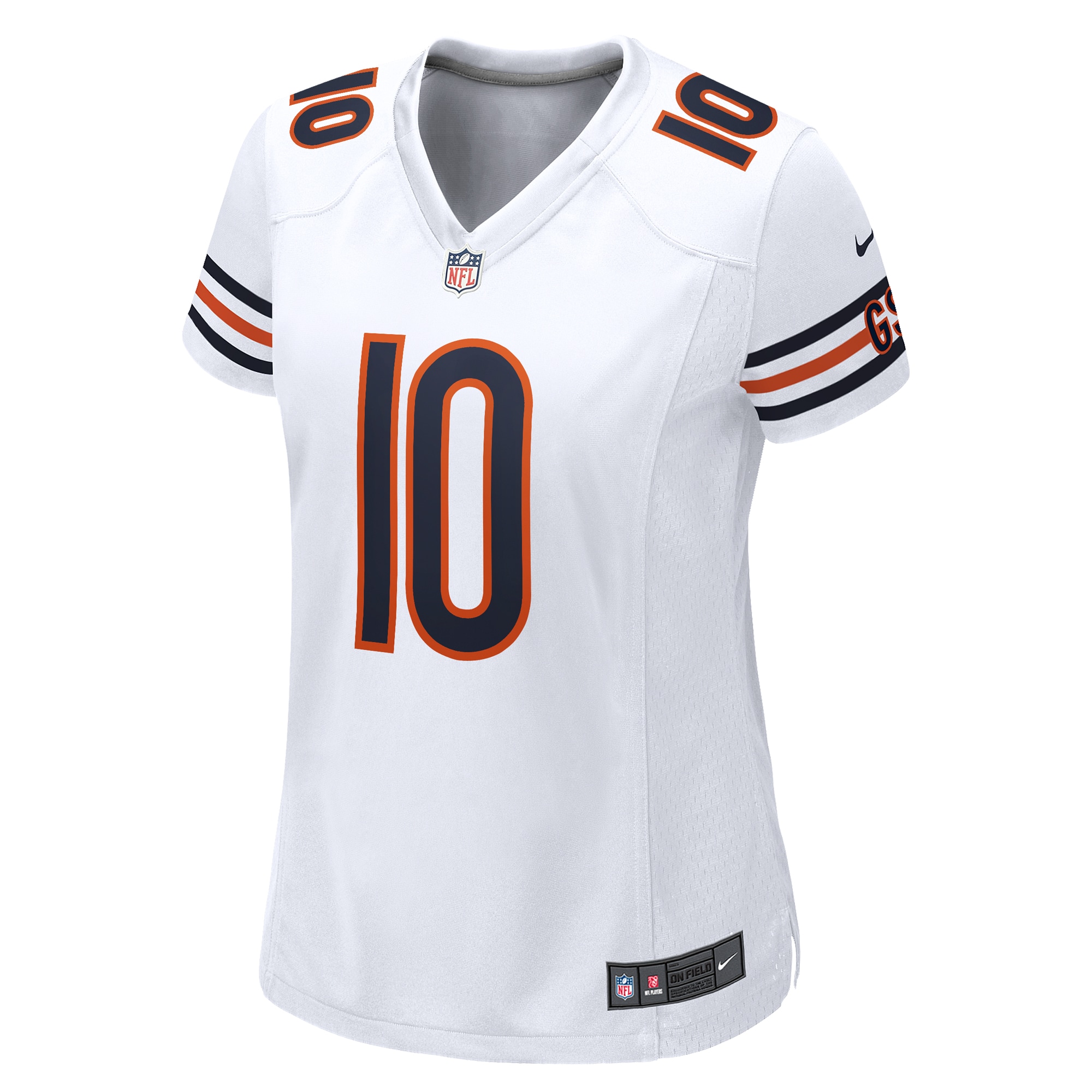 Chase Claypool Chicago Bears Women's Game Player Jersey - White