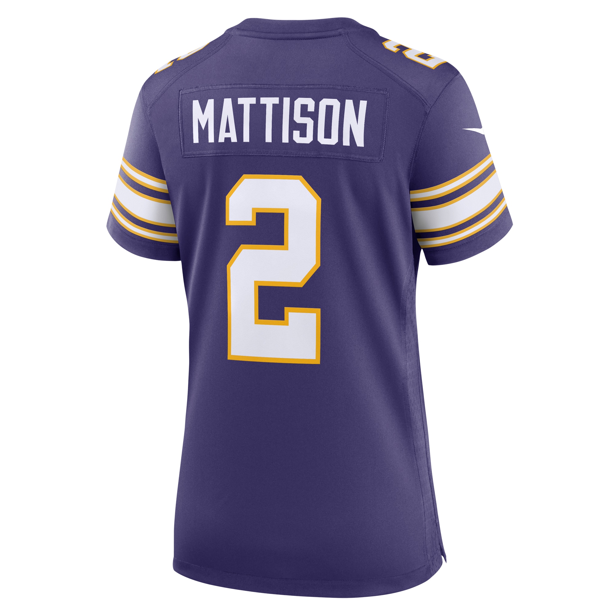 Alexander Mattison Minnesota Vikings Women's Classic Player Game Jersey - Purple
