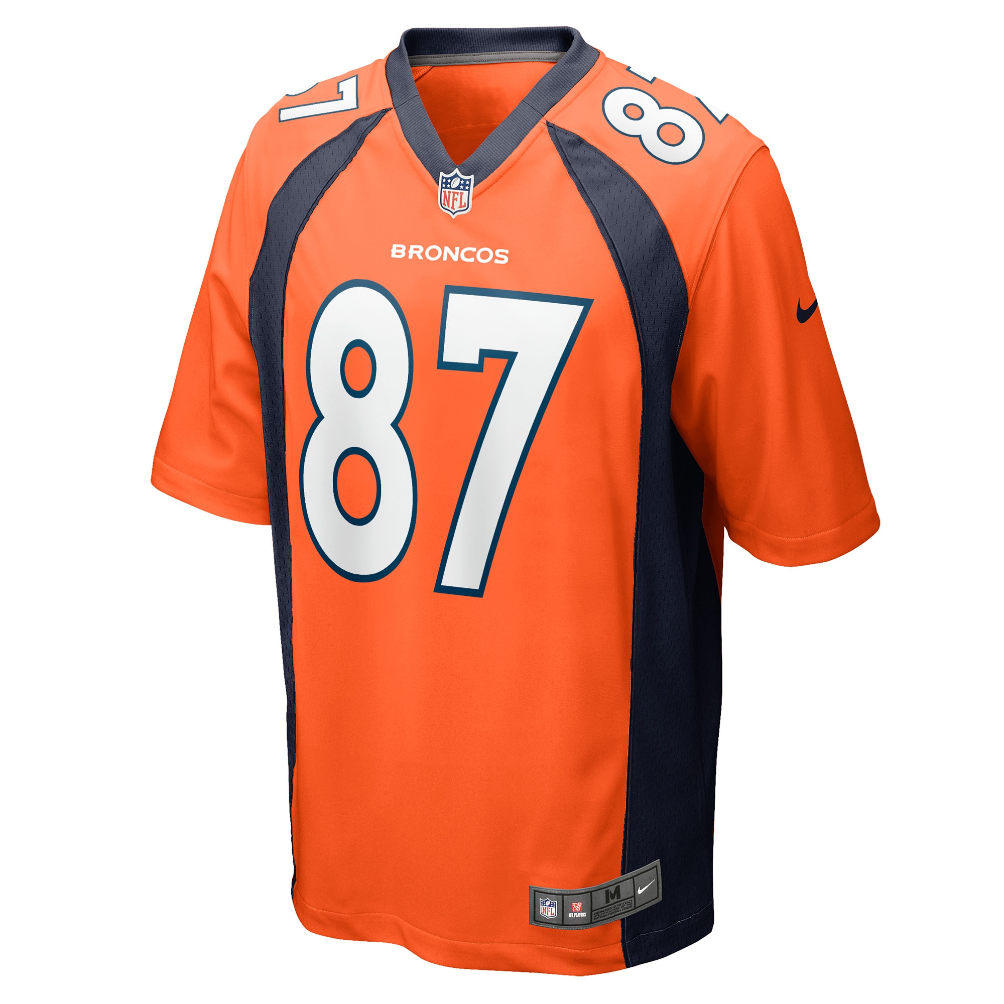 Eric Tomlinson Denver BroncosGame Player Jersey - Orange