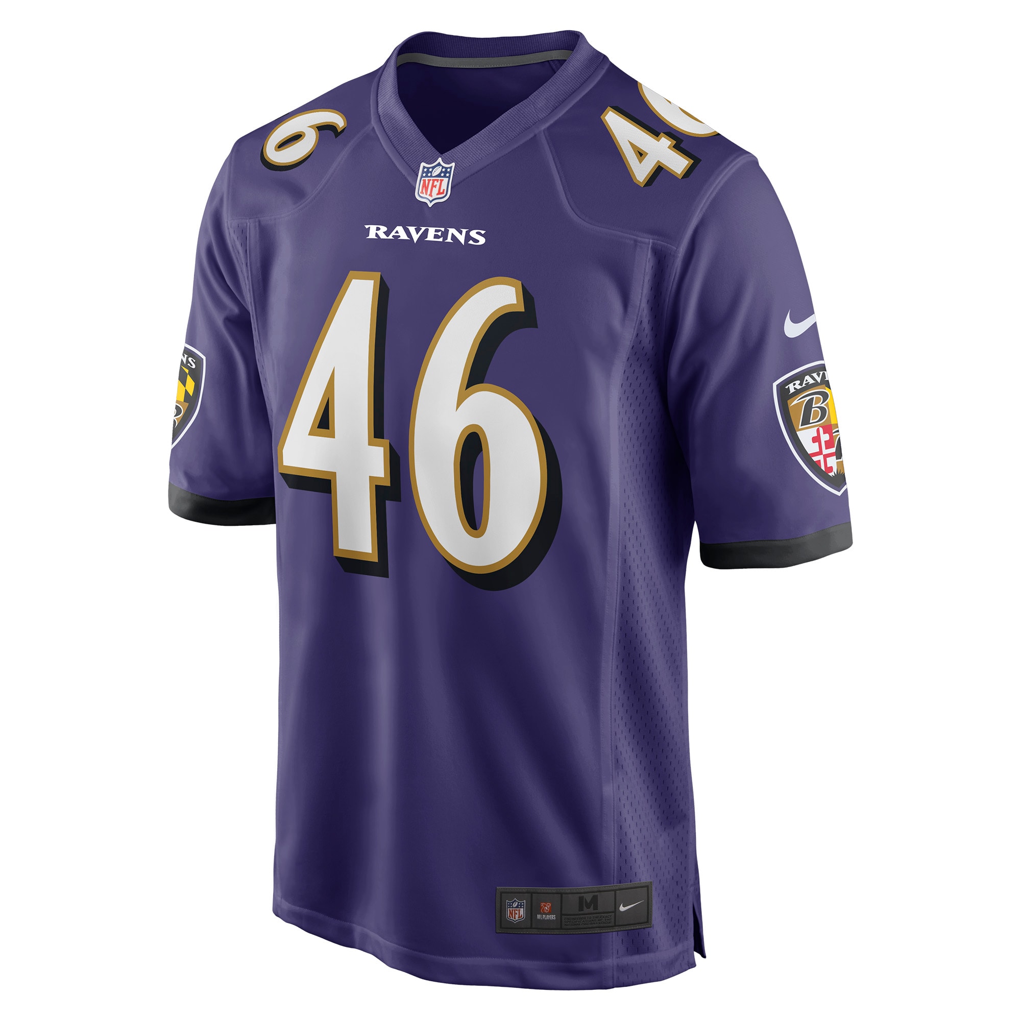 Nick Moore Baltimore RavensGame Jersey - Purple