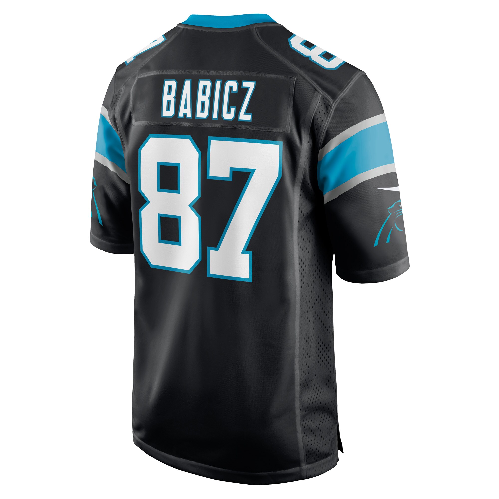 Josh Babicz Carolina PanthersGame Player Jersey - Black