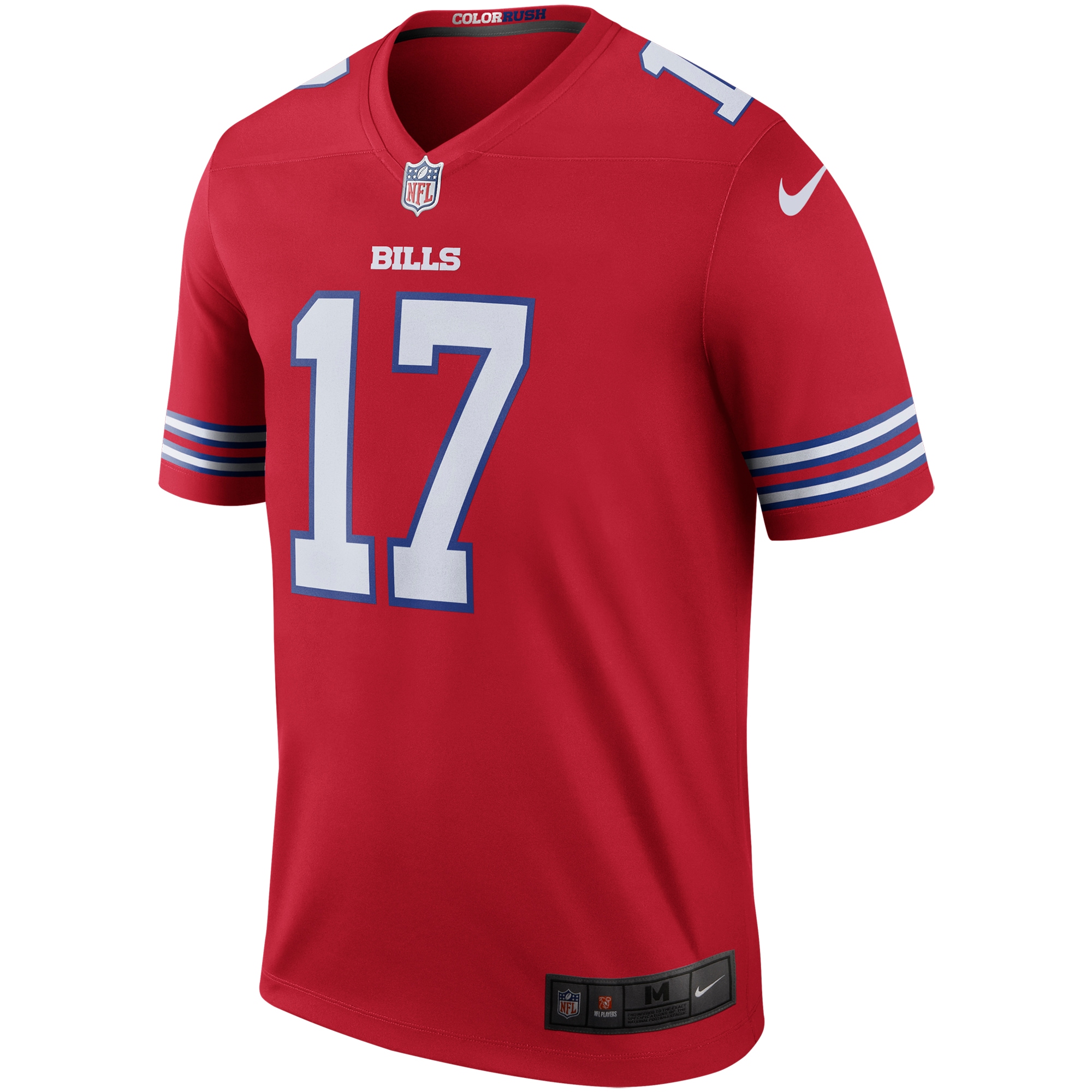 Josh AllenBuffalo Bills Color Rush Legend Jersey - Red