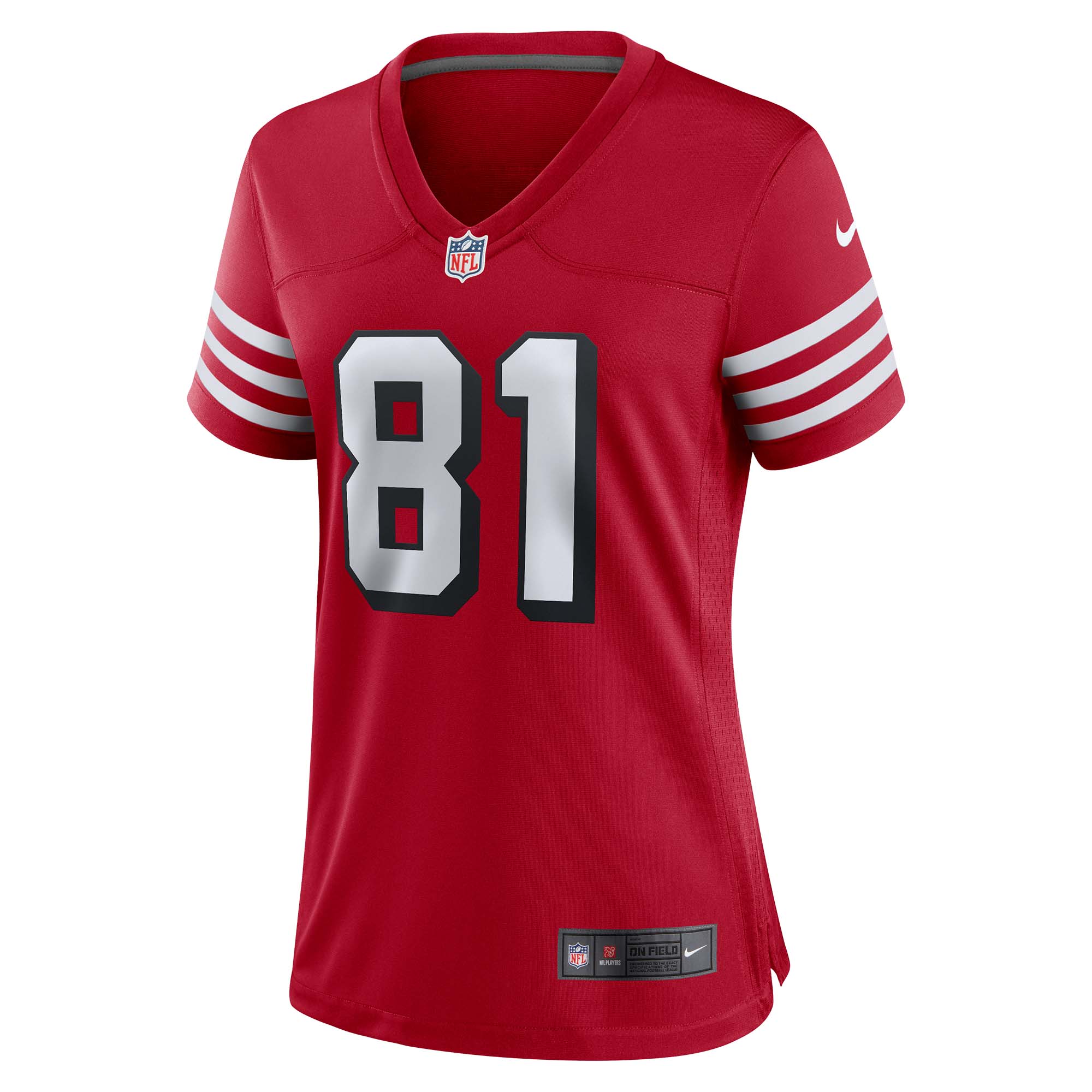 Terrell Owens San Francisco 49ers Women's Alternate Game Jersey - Scarlet