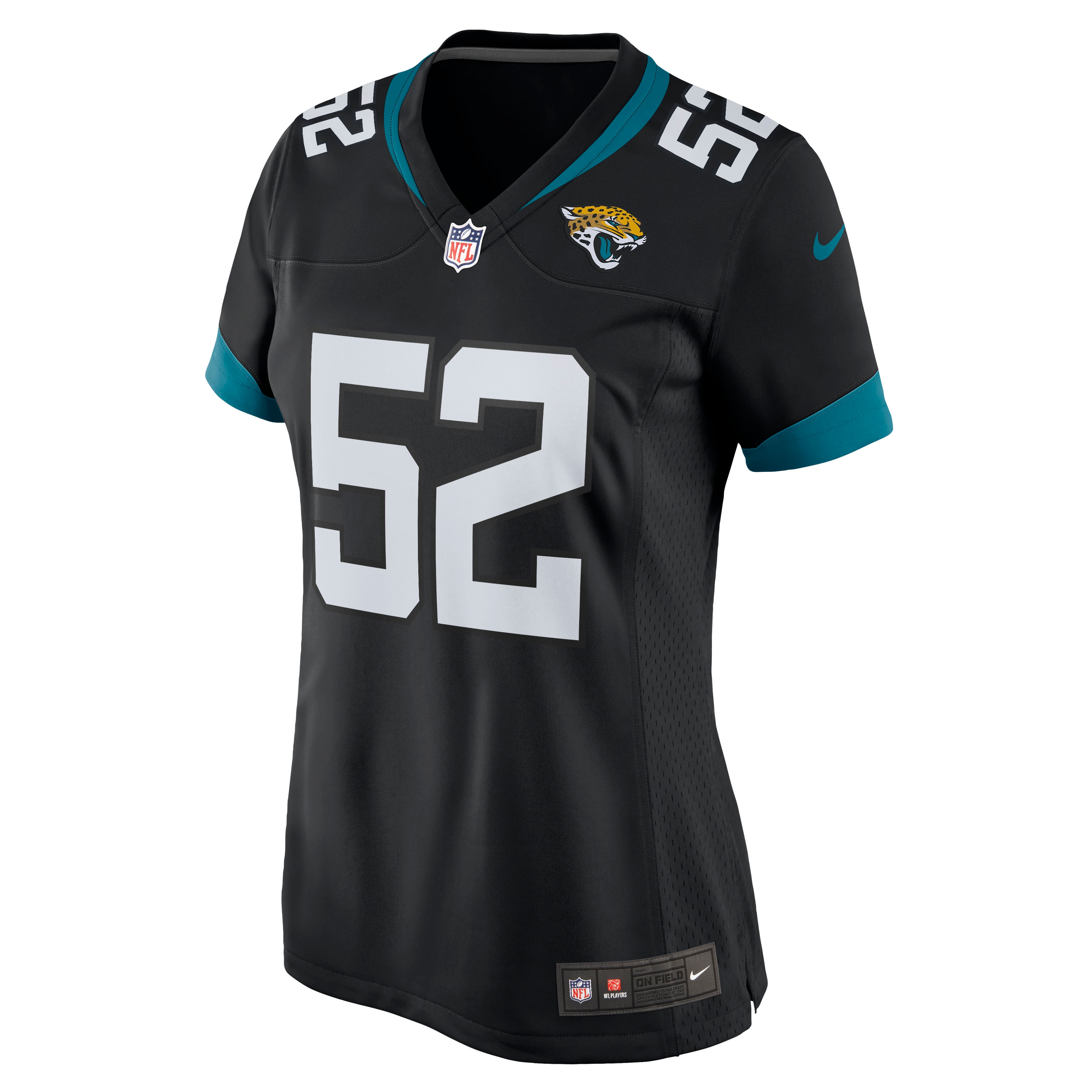 DaVon Hamilton Jacksonville Jaguars Women's Game Jersey - Black