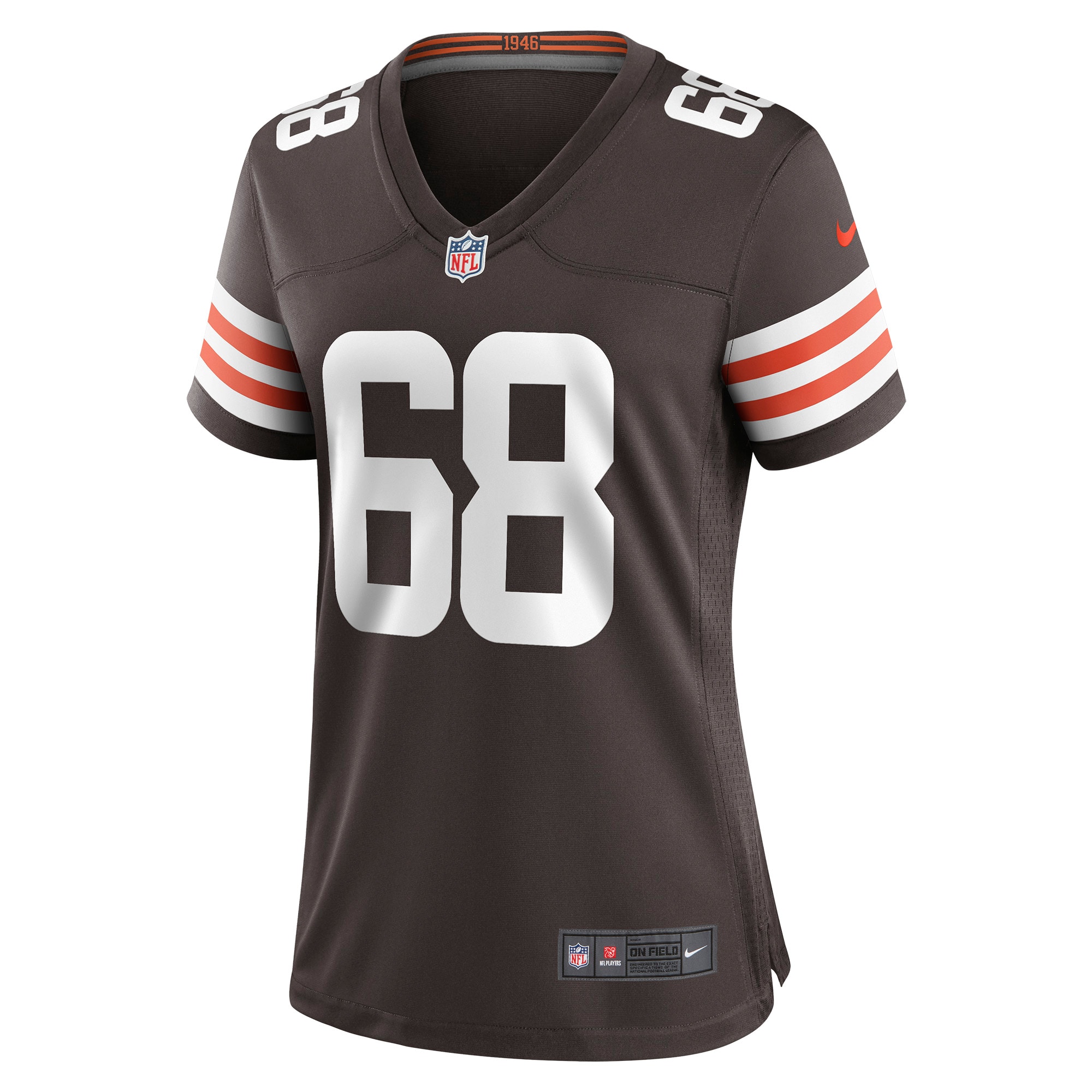 Michael Dunn Cleveland Browns Women's Game Jersey - Brown