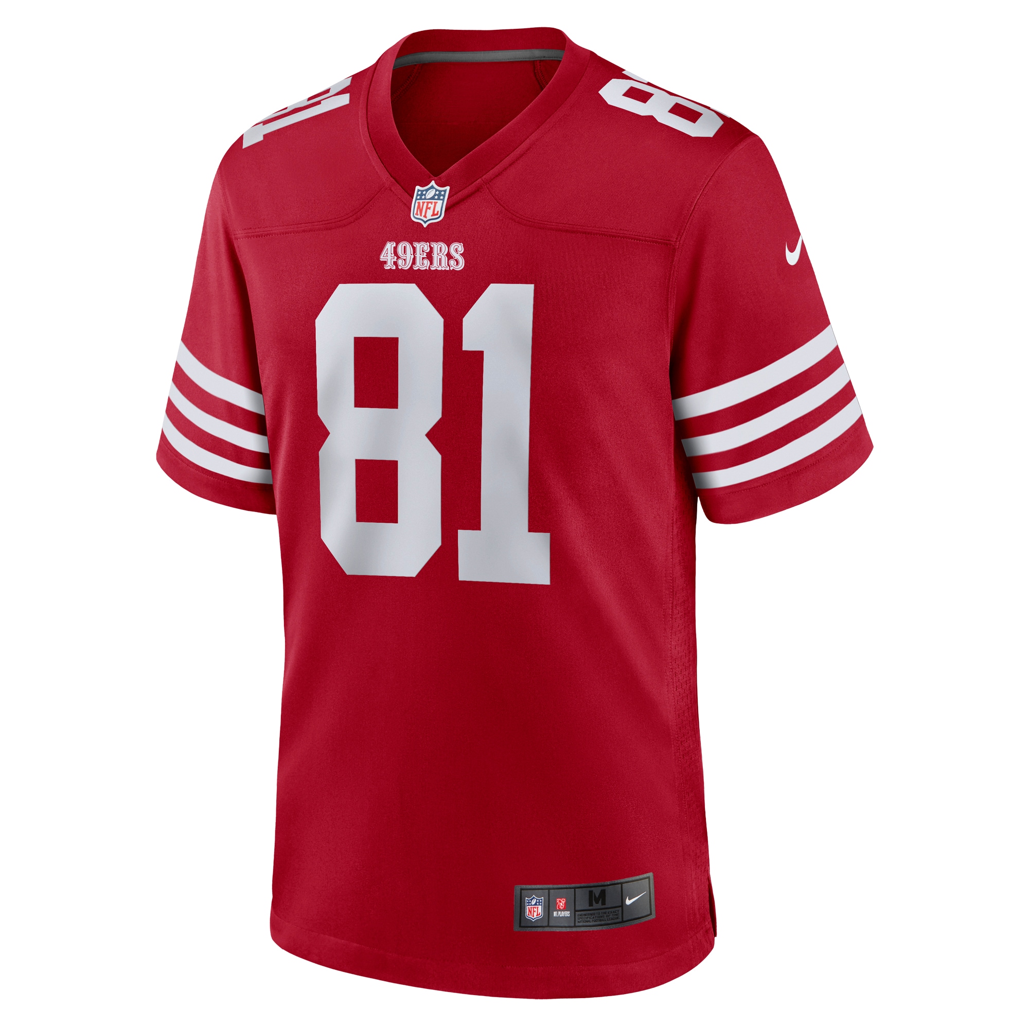 Cameron Latu San Francisco 49ersTeam Game Jersey - Scarlet