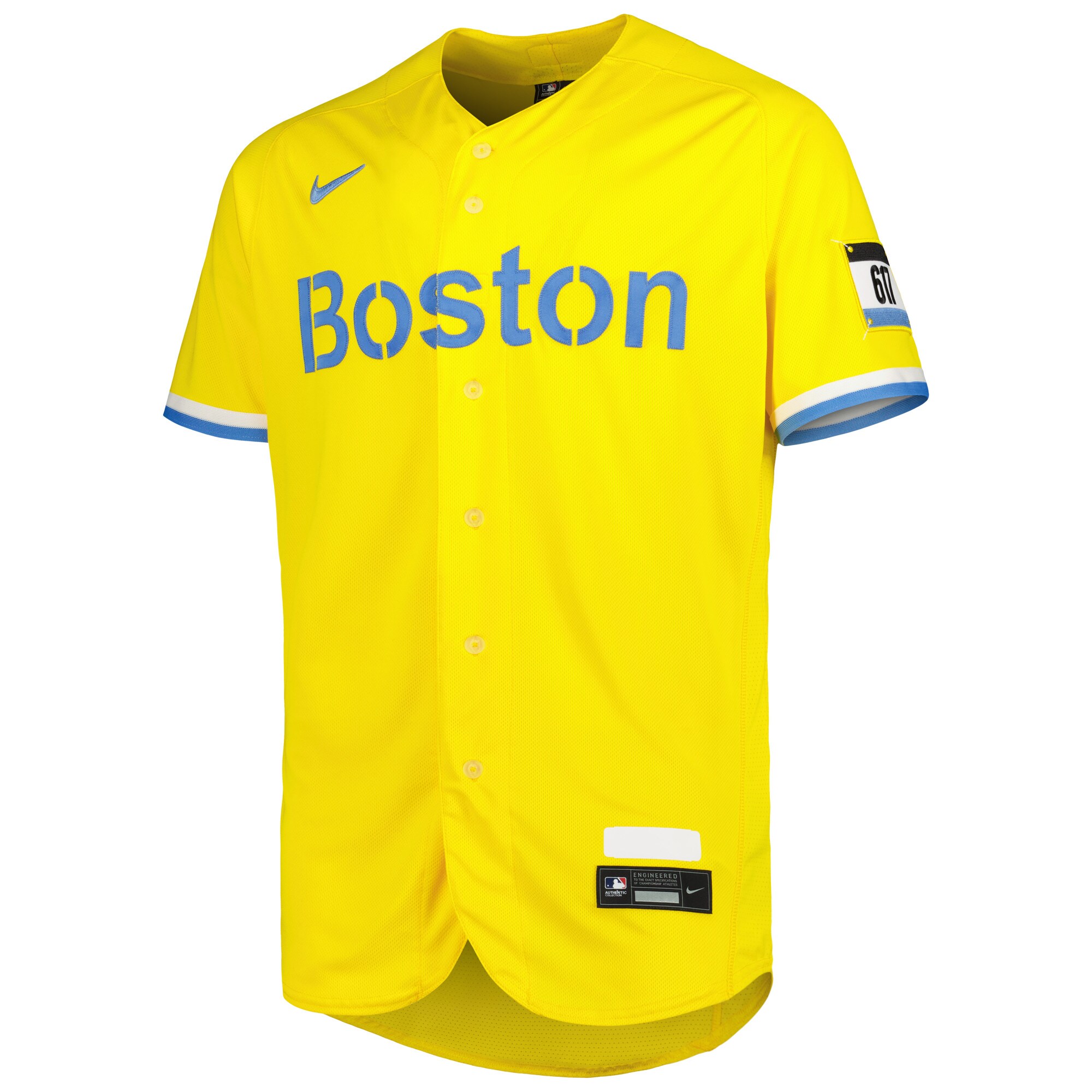 Rafael Devers Boston Red SoxCity Connect Authentic Player Jersey - Gold