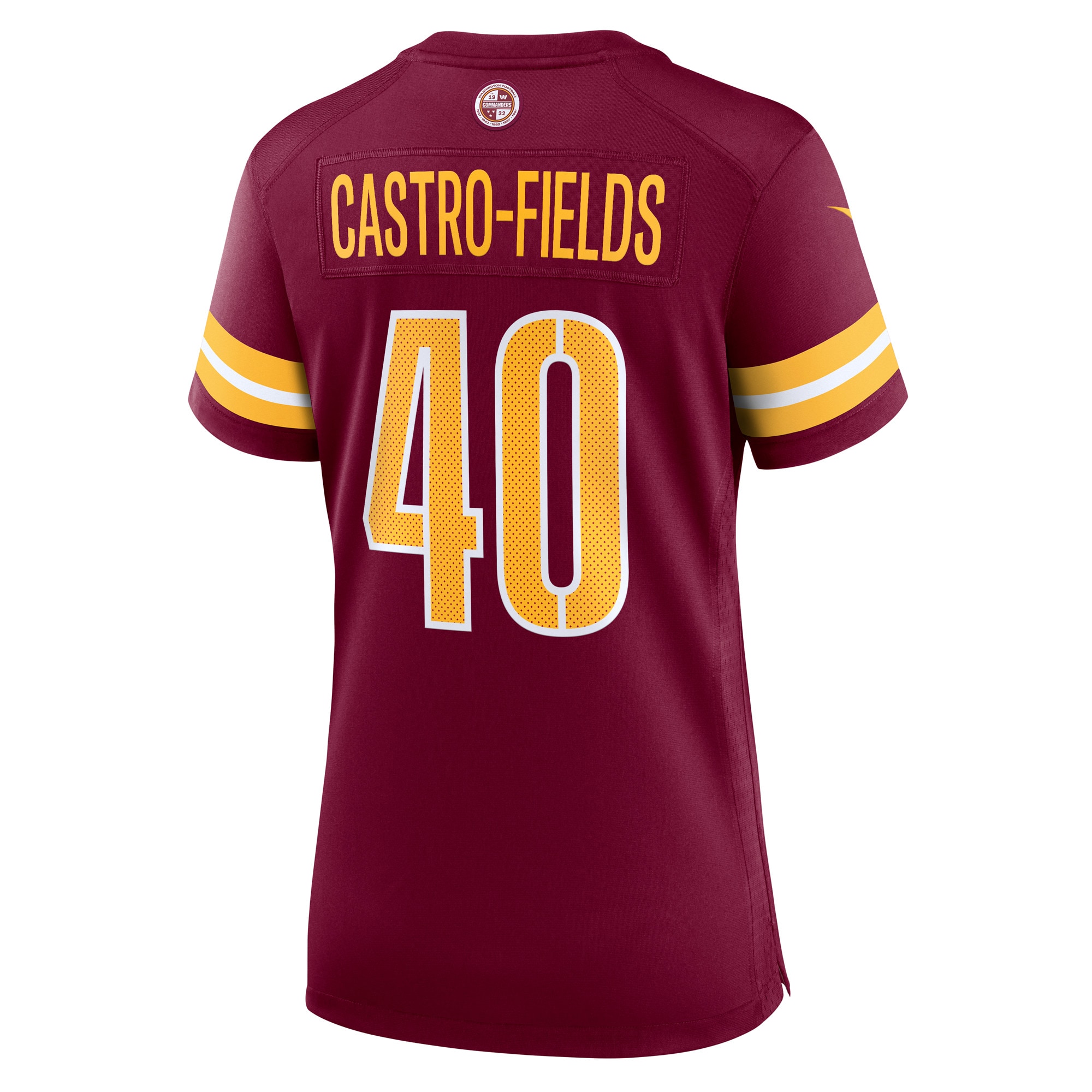Tariq Castro-Fields Washington Commanders Women's Game Player Jersey - Burgundy