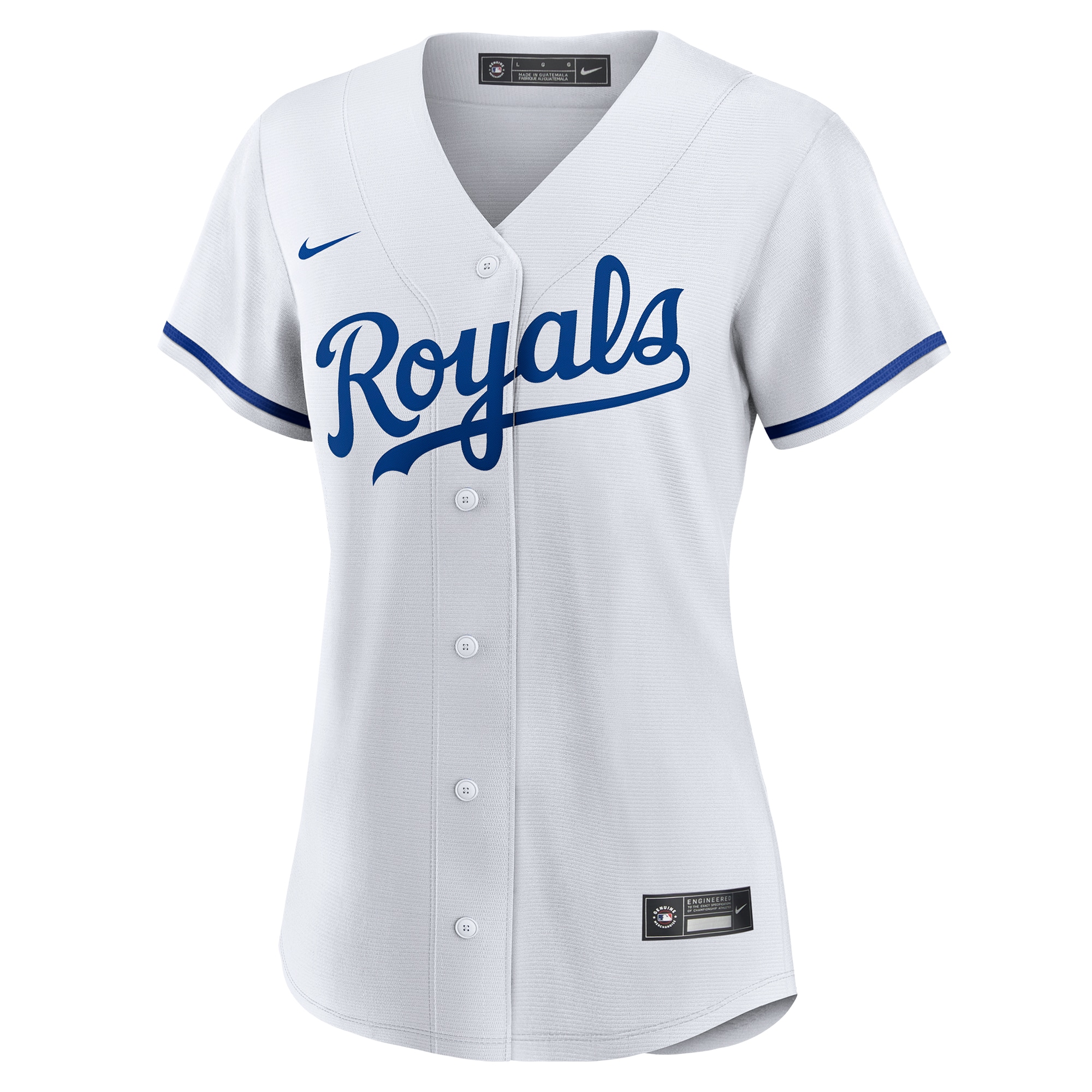 Kansas City Royals Women's Replica Custom Jersey - White
