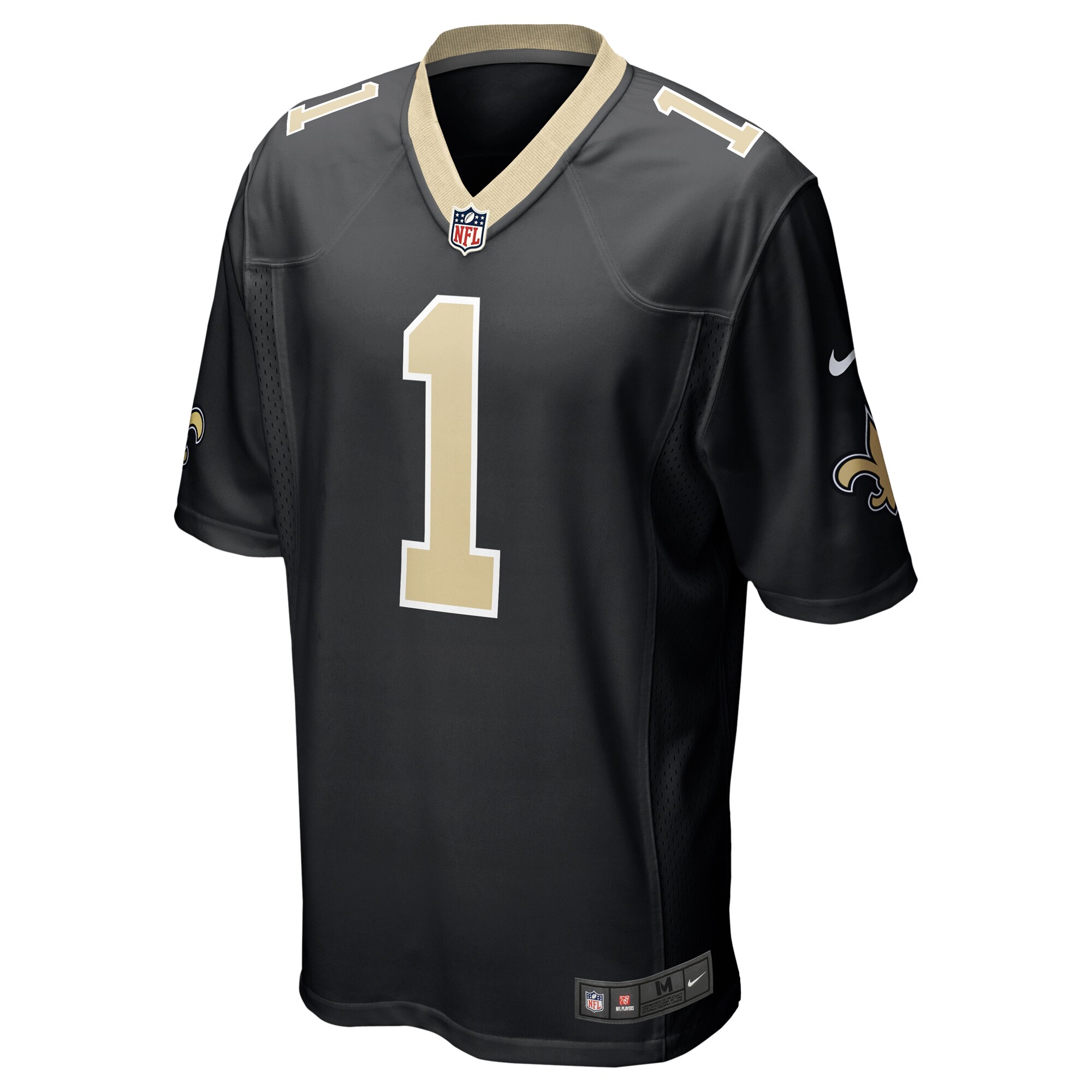 Bryan Bresee New Orleans Saints2023 NFL Draft First Round Pick Game Jersey - Black