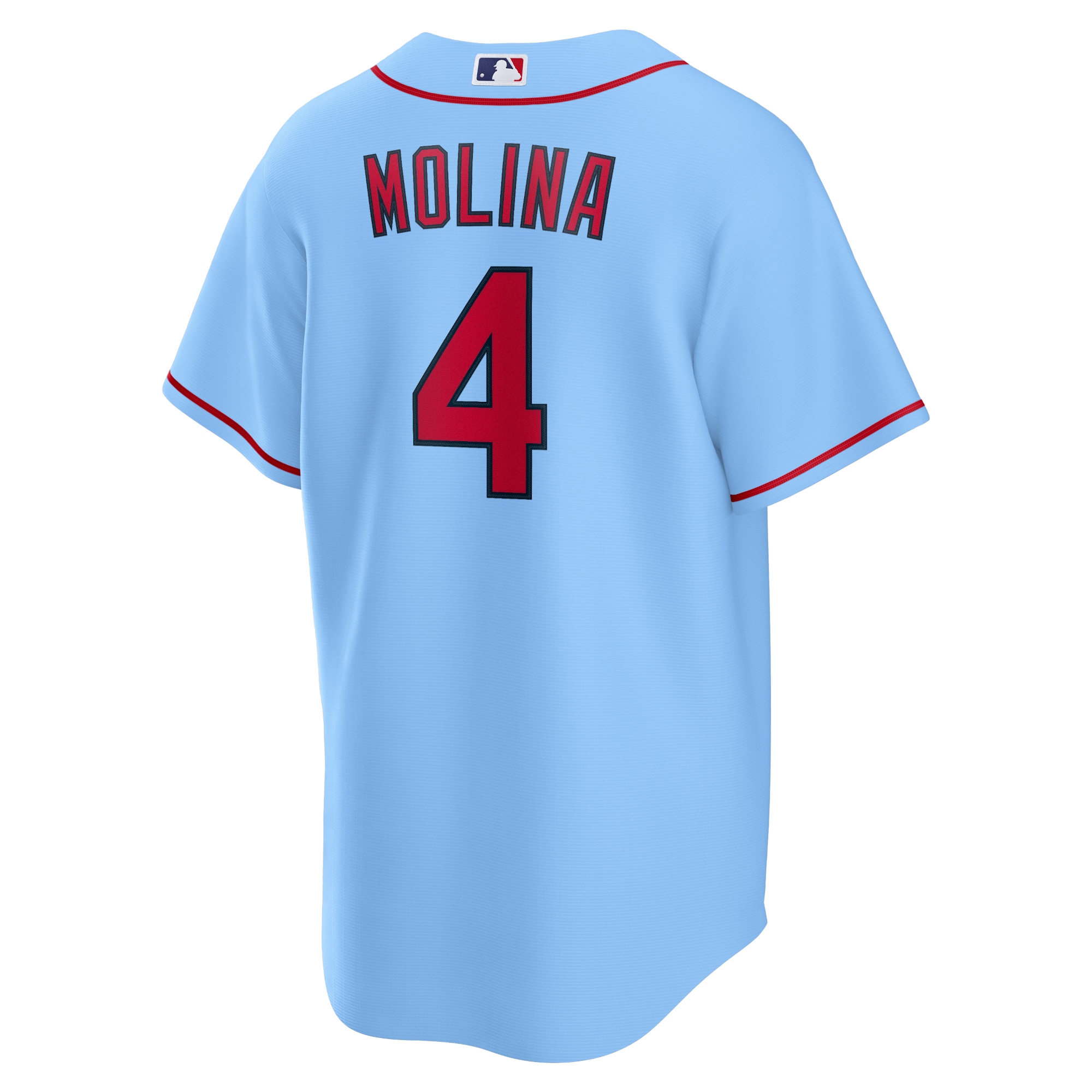 Yadier Molina St. Louis CardinalsAlternate Replica Player Name Jersey - Light Blue