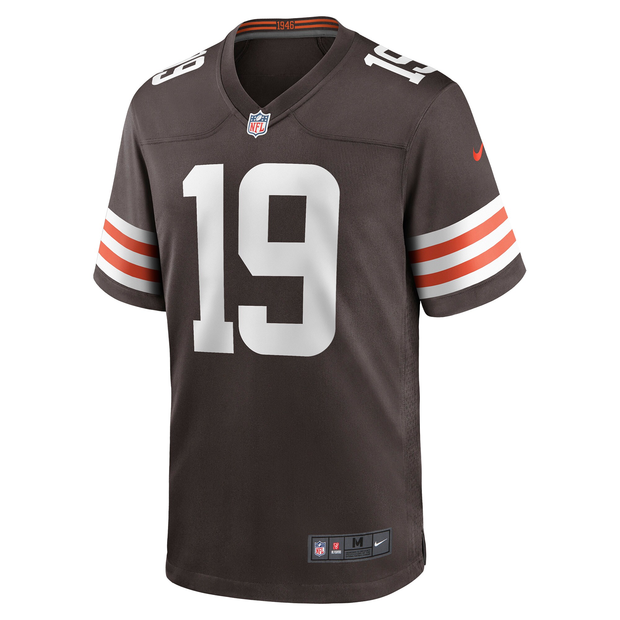 Josh Rosen Cleveland BrownsGame Player Jersey - Brown