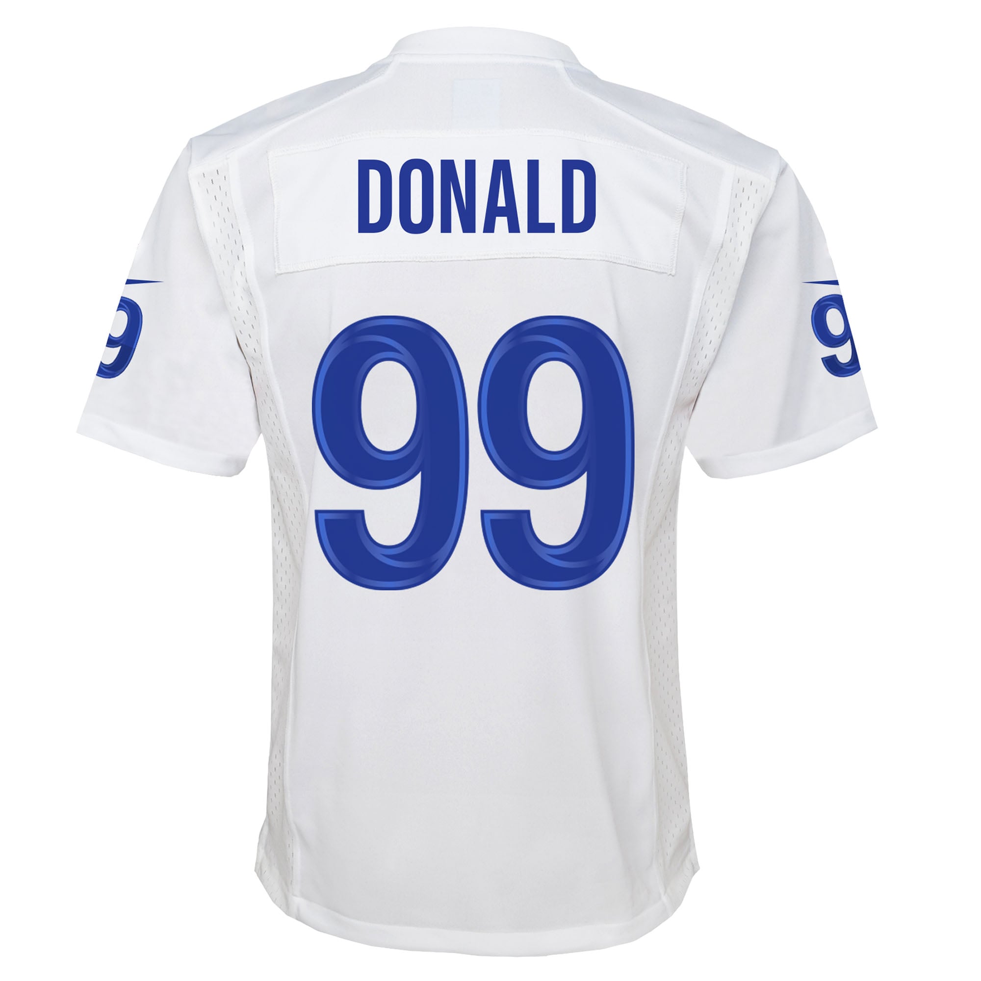 Aaron Donald Los Angeles RamsYouth Super Bowl LVI Game Patch Jersey - White