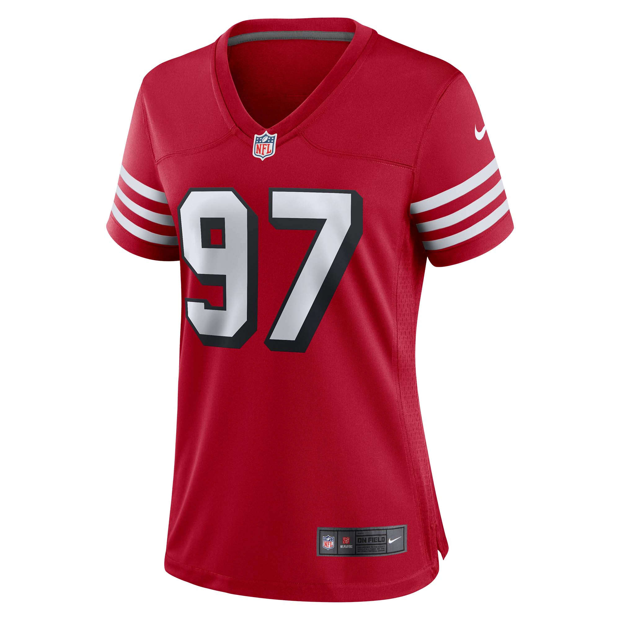 Bryant Young San Francisco 49ers Women's Alternate Game Jersey - Scarlet