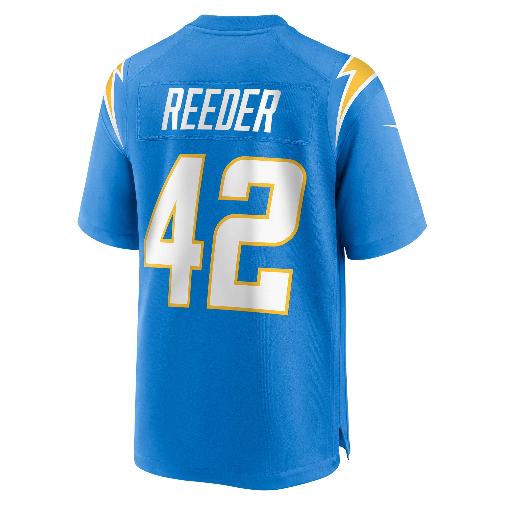 Troy Reeder Los Angeles ChargersGame Jersey - Powder Blue