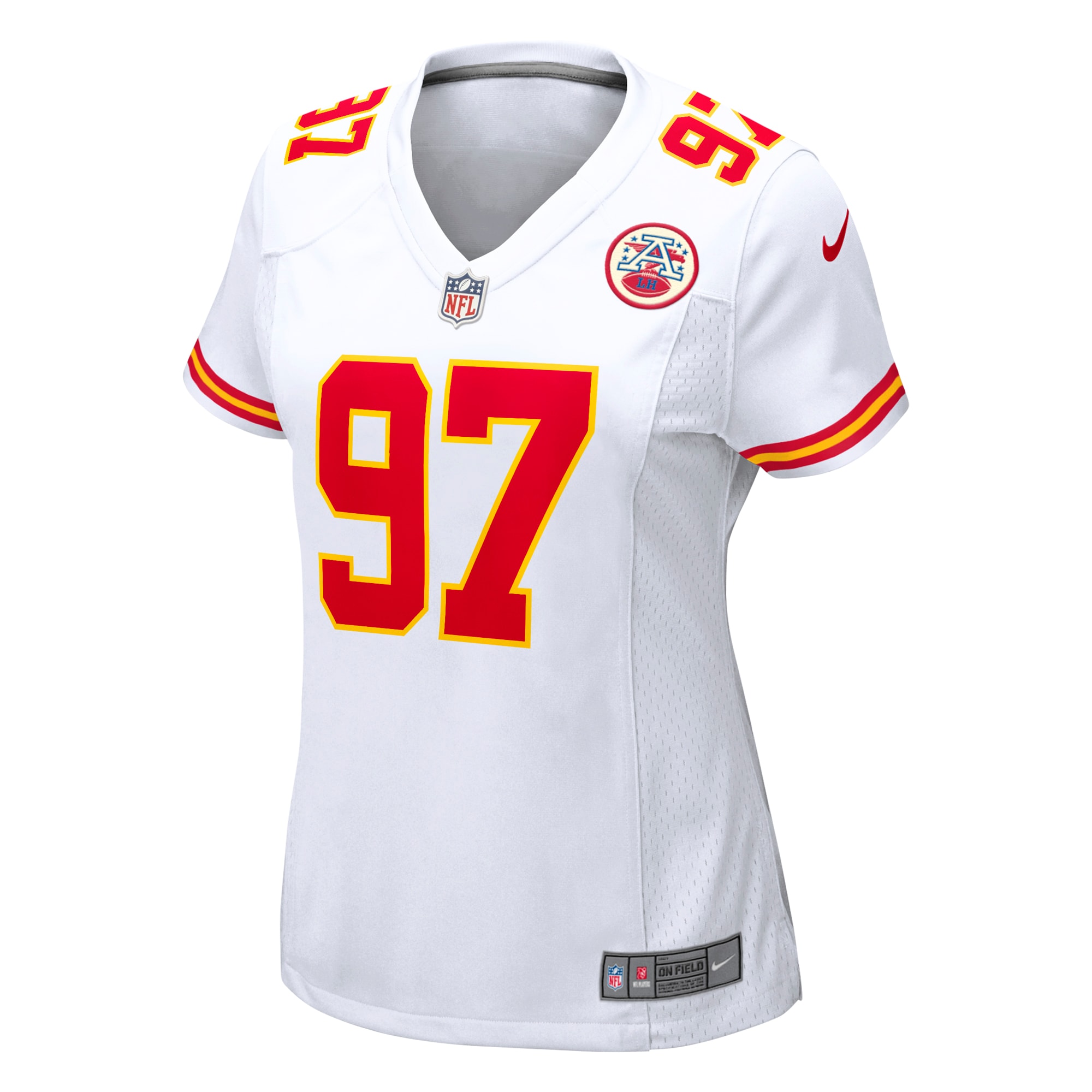 Felix Anudike-Uzomah Kansas City Chiefs Women's Team Game Jersey - White