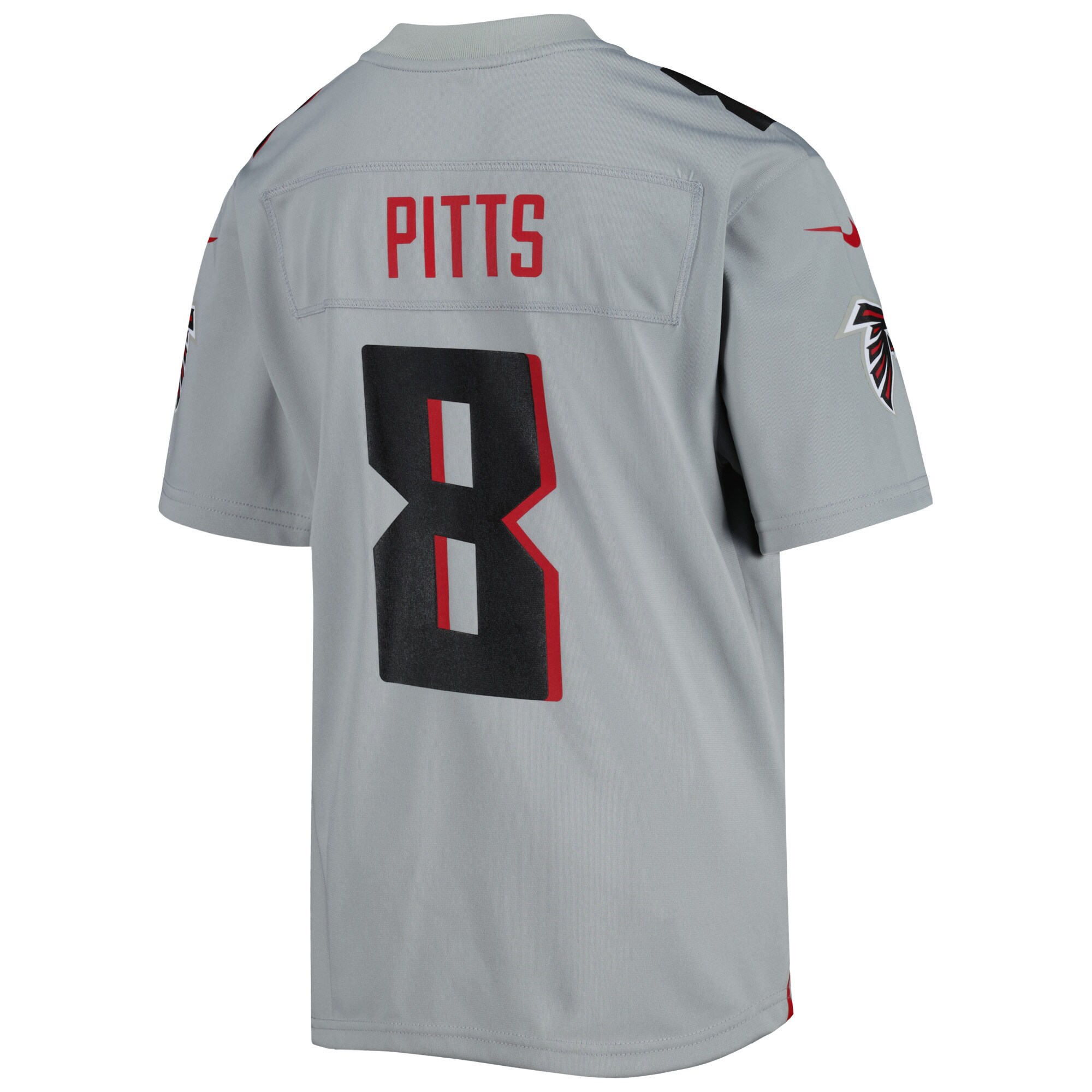 Kyle Pitts Atlanta FalconsYouth Inverted Game Jersey - Gray