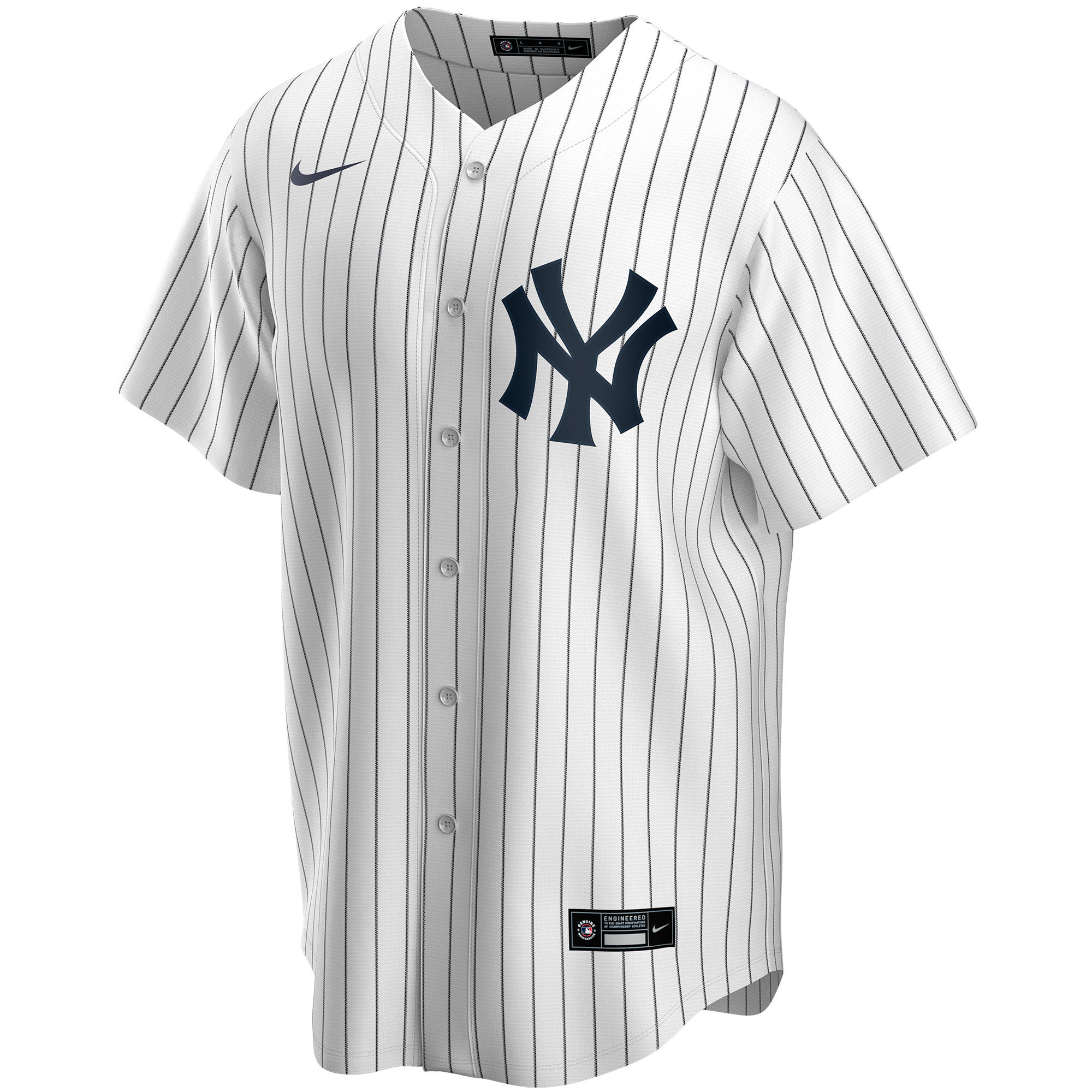 New York YankeesYouth Home Replica Custom Jersey - White