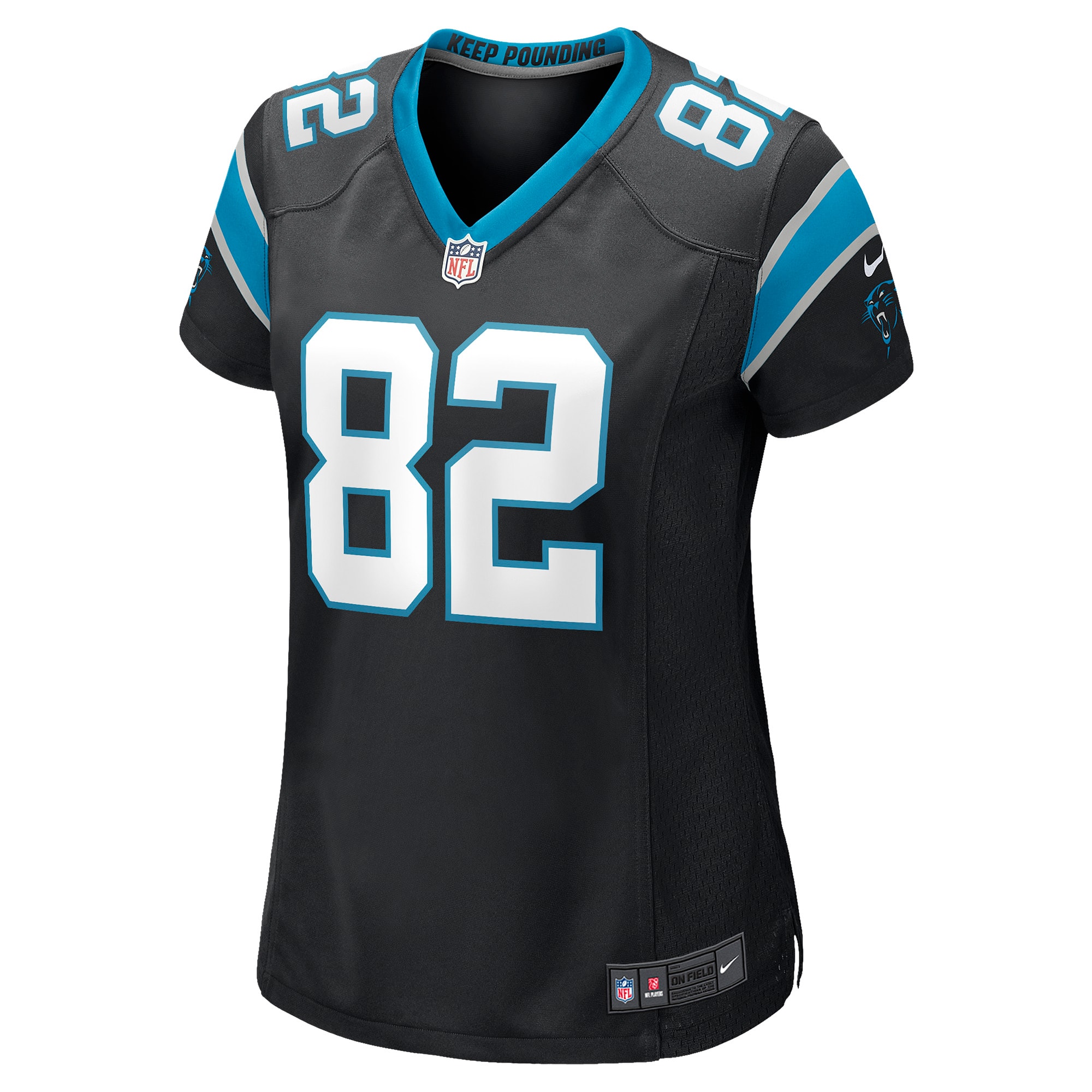 Tommy Tremble Carolina Panthers Women's Game Jersey - Black