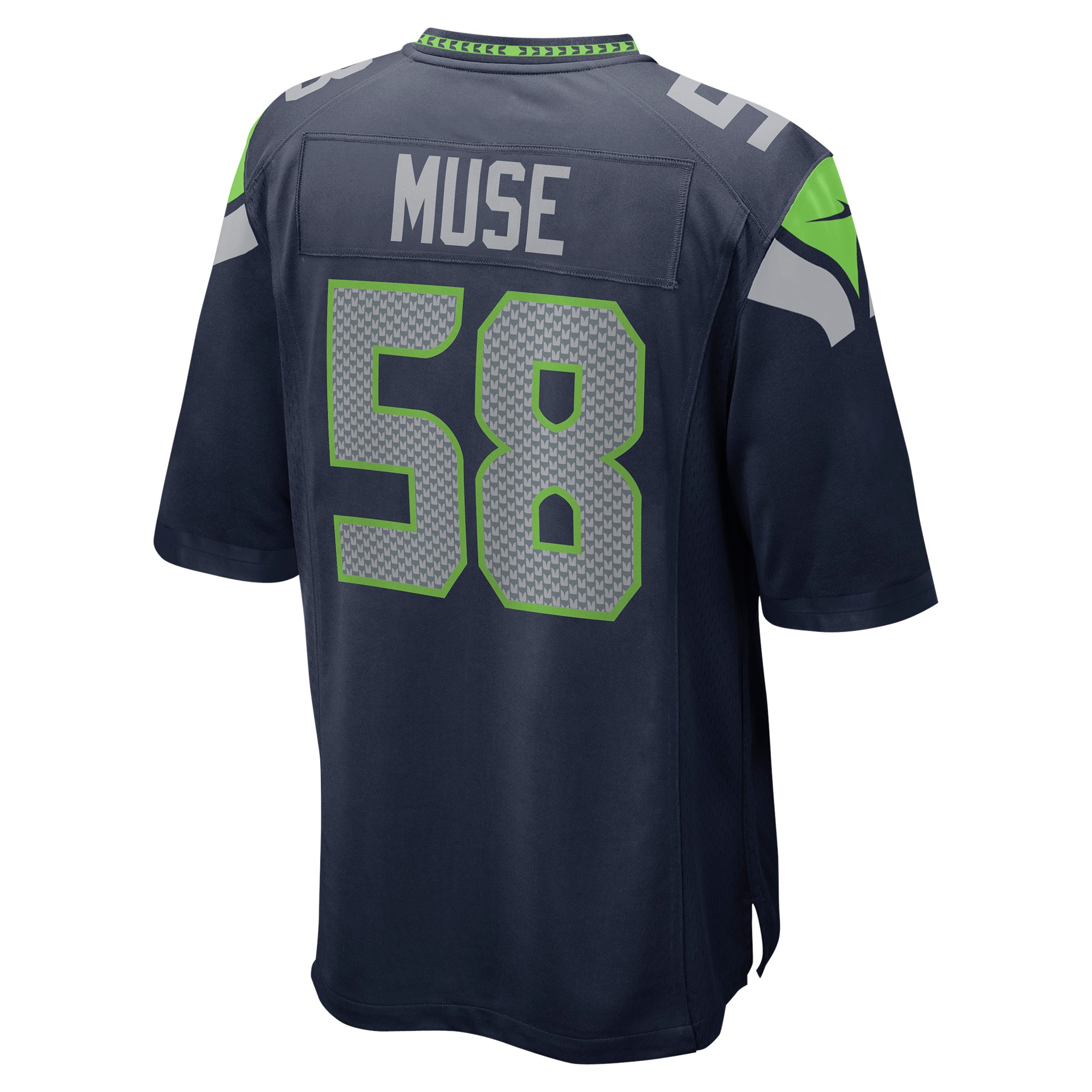 Tanner Muse Seattle SeahawksGame Player Jersey - College Navy