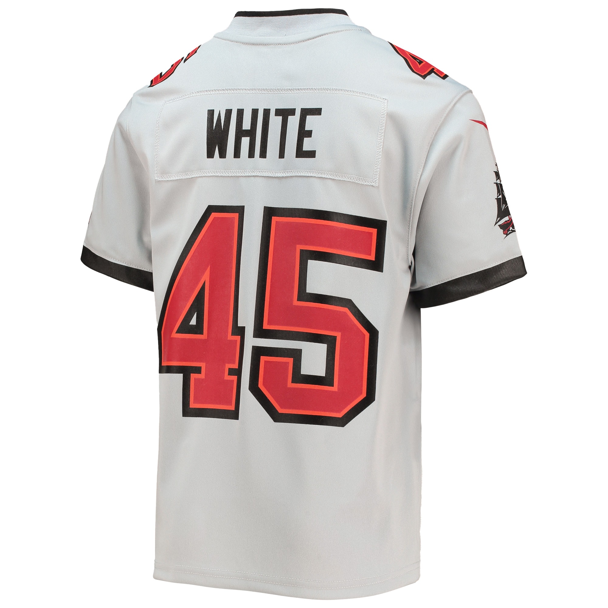 Devin White Tampa Bay BuccaneersYouth Inverted Team Game Jersey - Gray