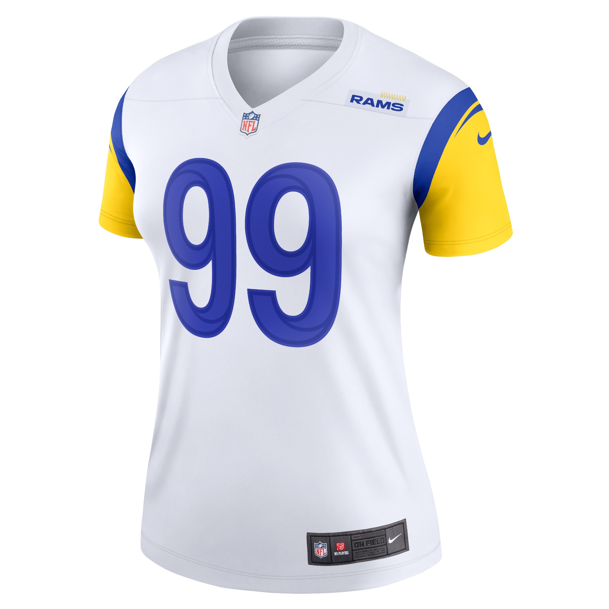 Aaron Donald Los Angeles Rams Women's Legend Jersey - White
