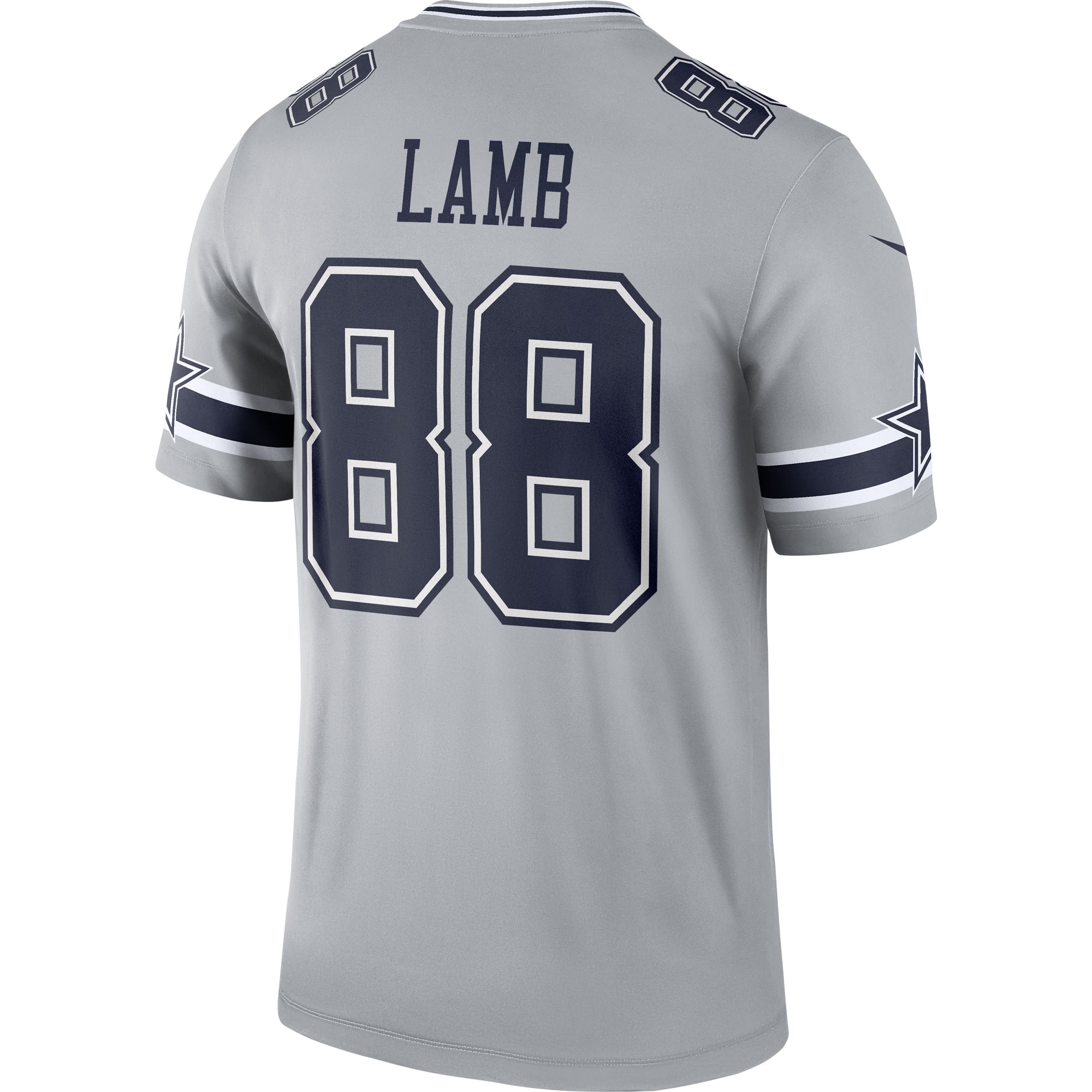 CeeDee Lamb Dallas CowboysInverted Legend Jersey - Gray