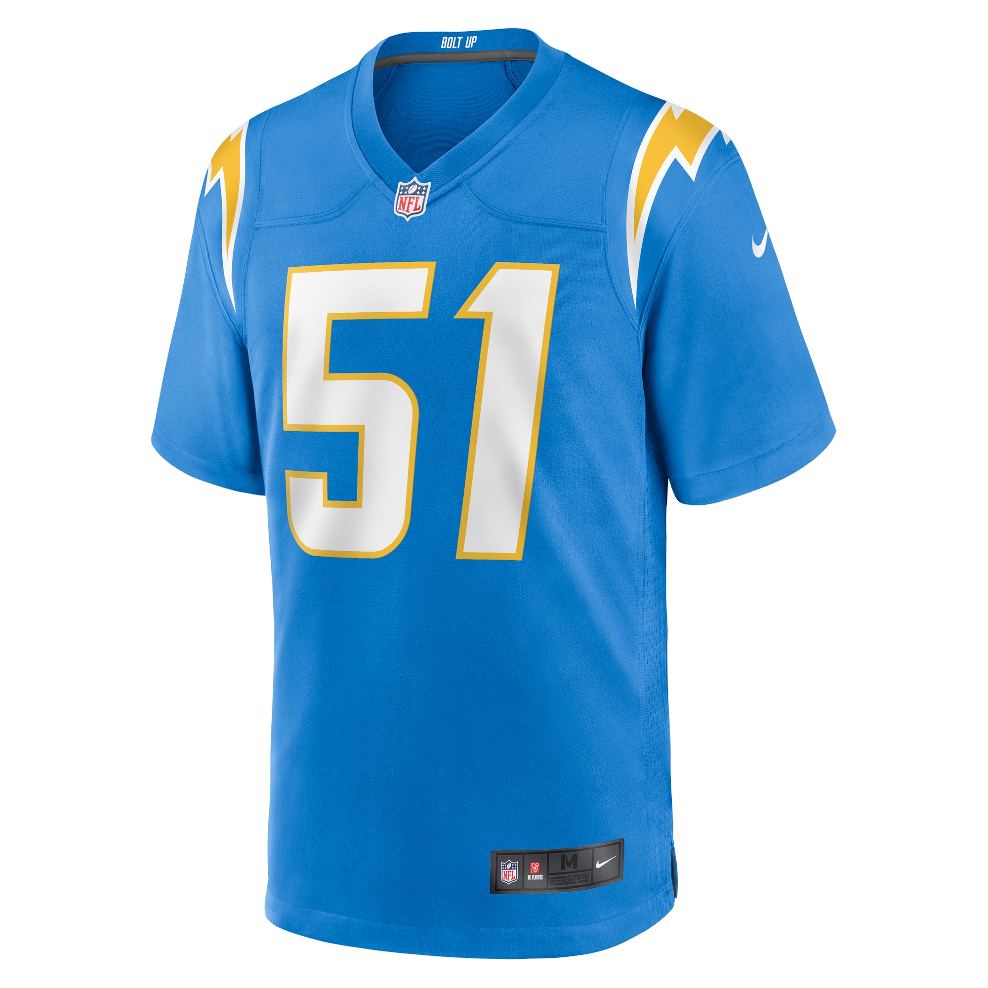 Sebastian Joseph-Day Los Angeles ChargersGame Player Jersey - Powder Blue