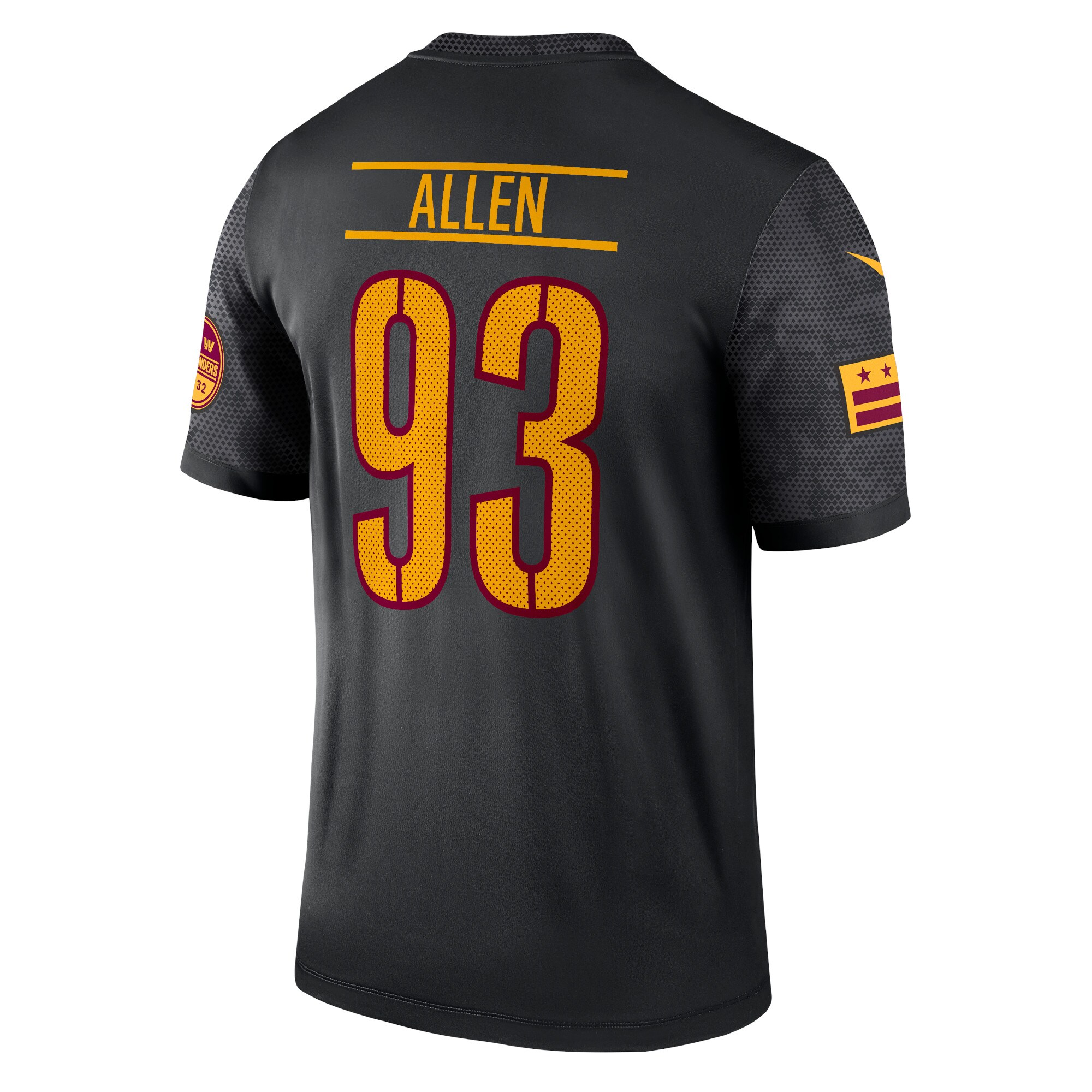 Jonathan Allen Washington CommandersAlternate Legend Jersey - Black