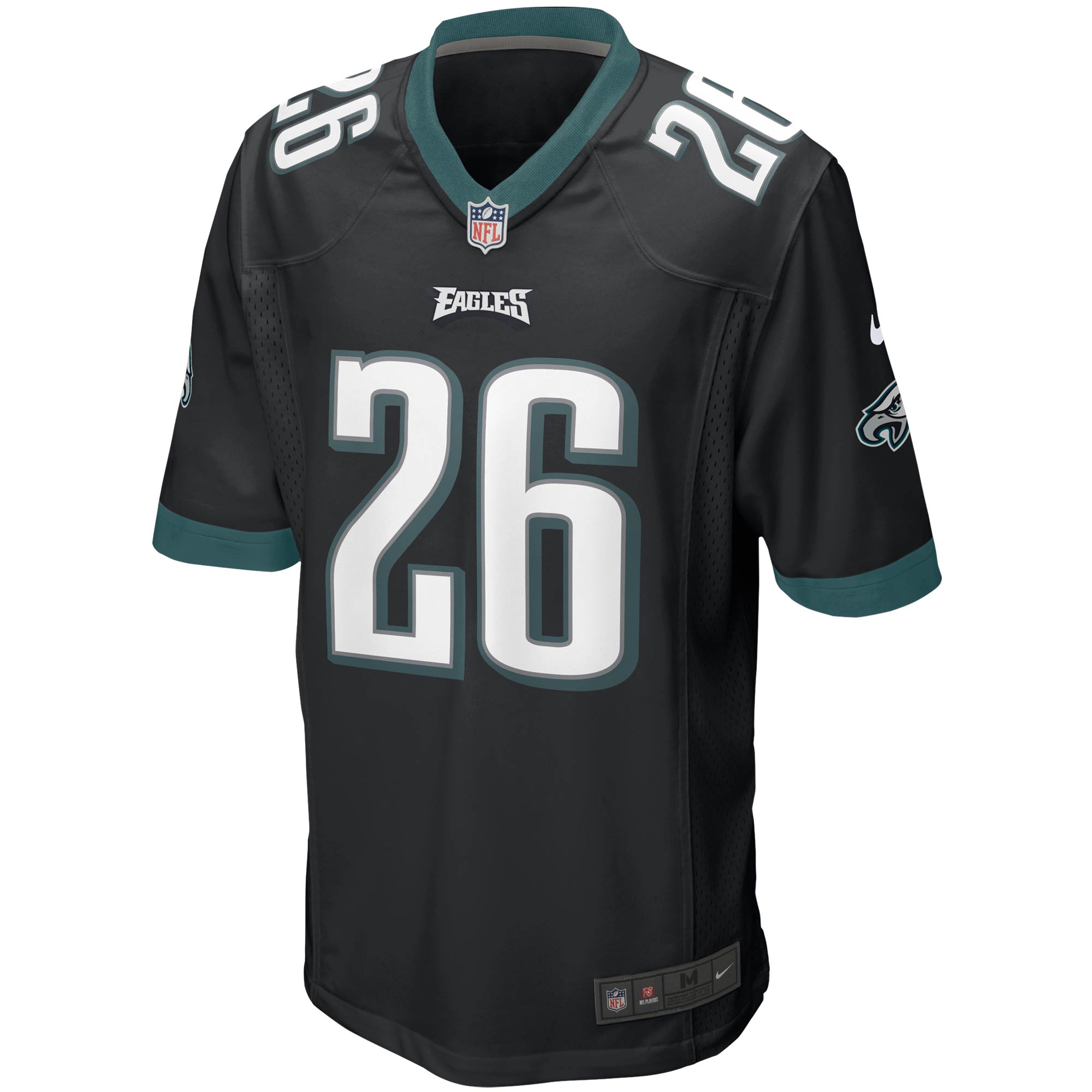 Miles Sanders Philadelphia EaglesGame Jersey - Black