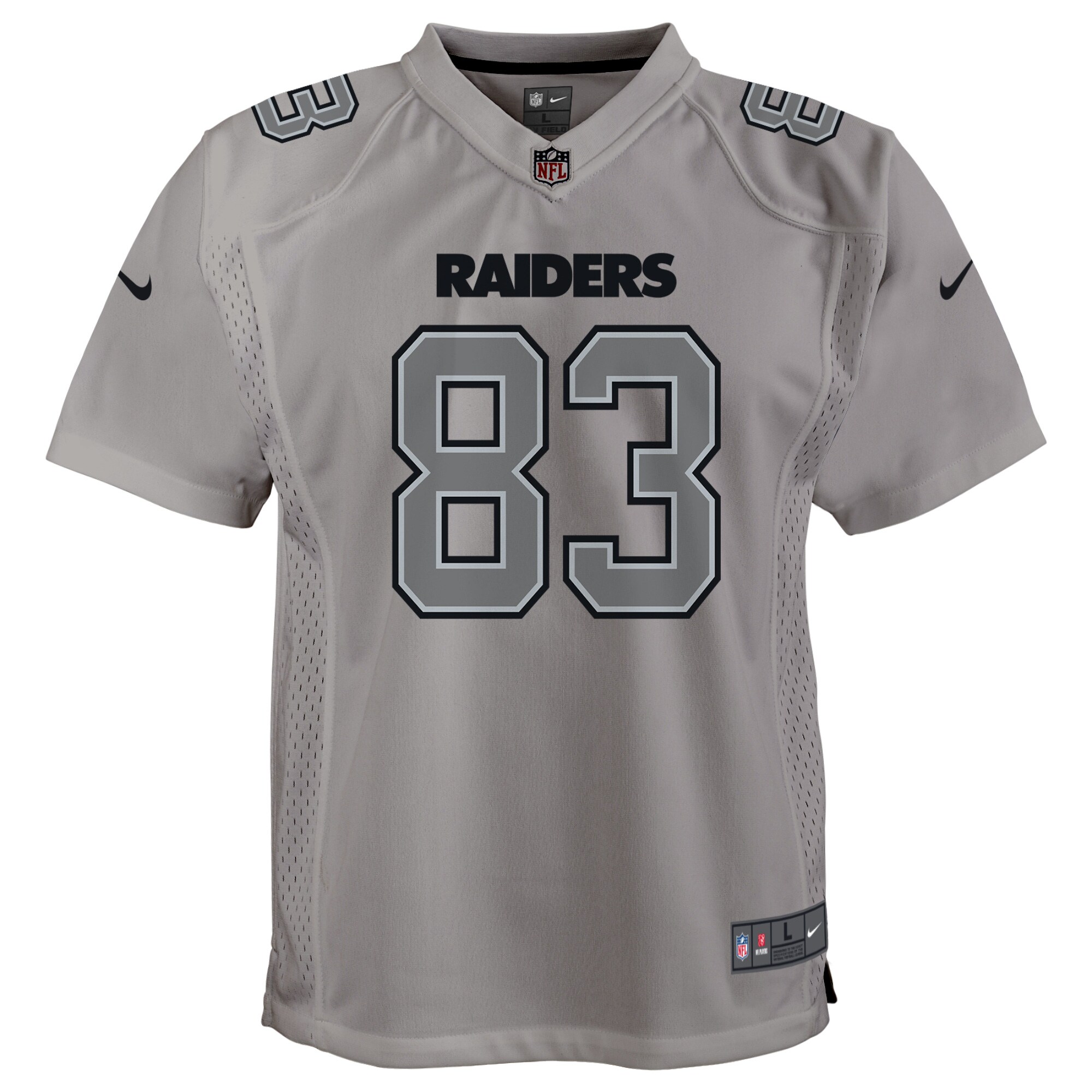 Darren Waller Las Vegas RaidersYouth Atmosphere Game Jersey - Gray