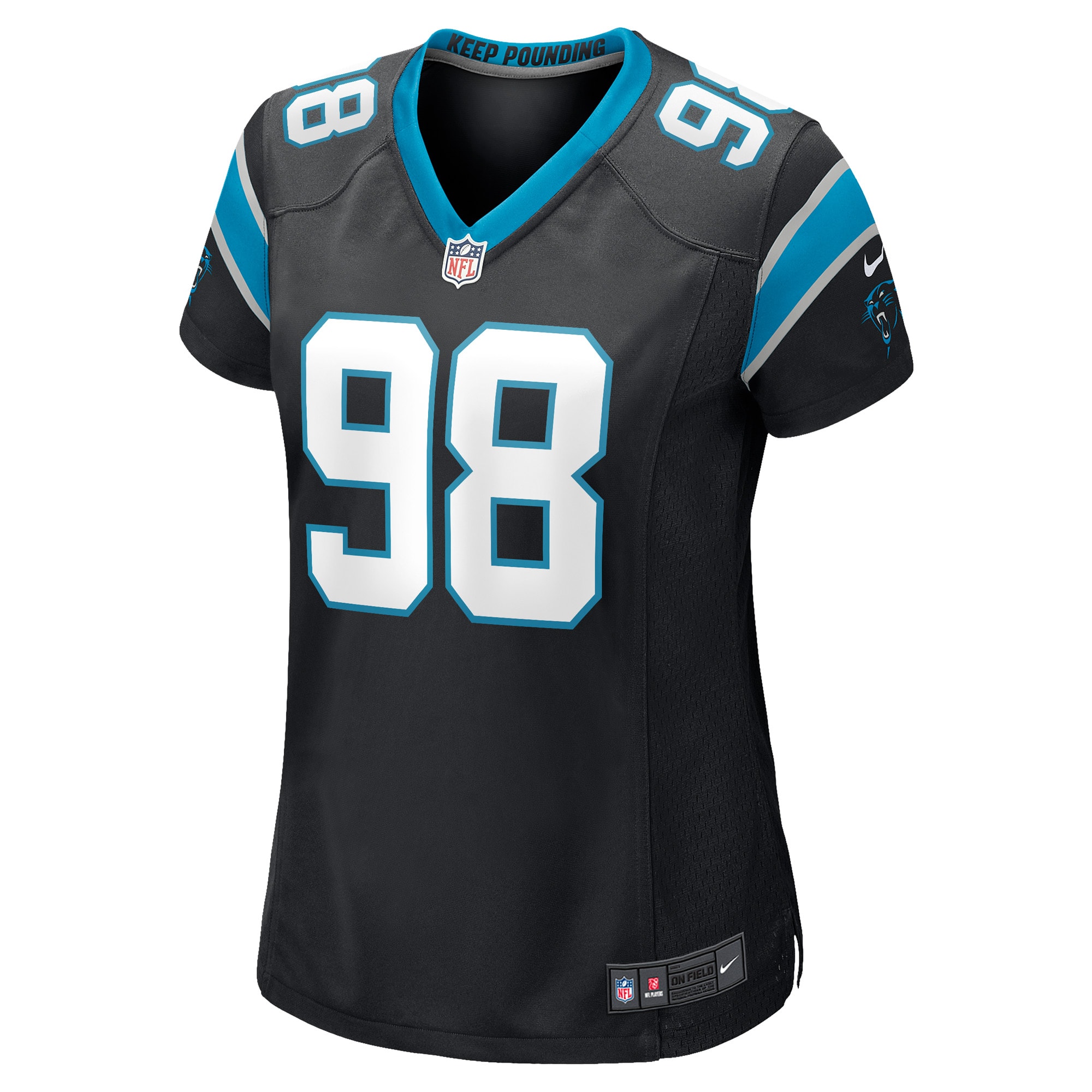 Marquis Haynes Sr. Carolina Panthers Women's Game Player Jersey - Black