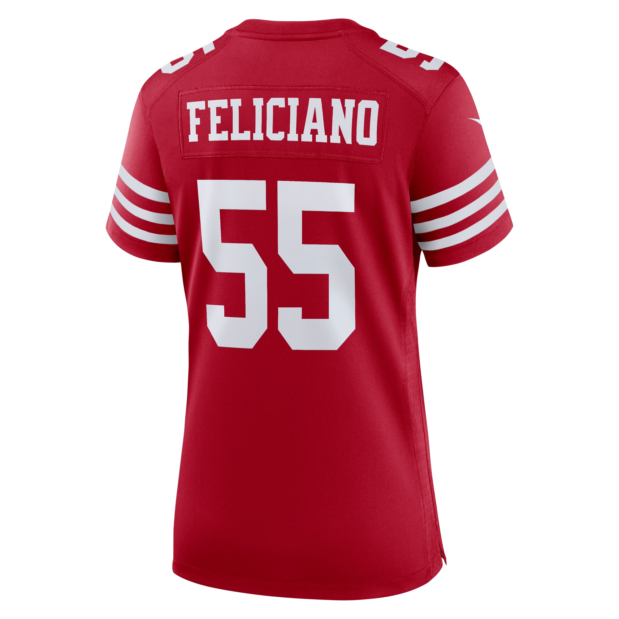 Jon Feliciano San Francisco 49ers Women's Game Player Jersey - Scarlet