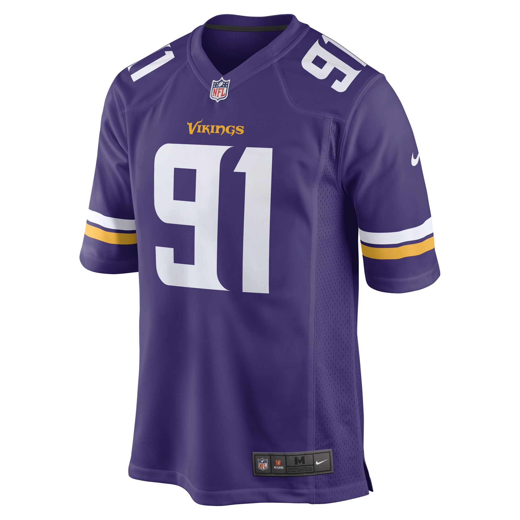 Patrick Jones II Minnesota VikingsTeam Game Player Jersey - Purple