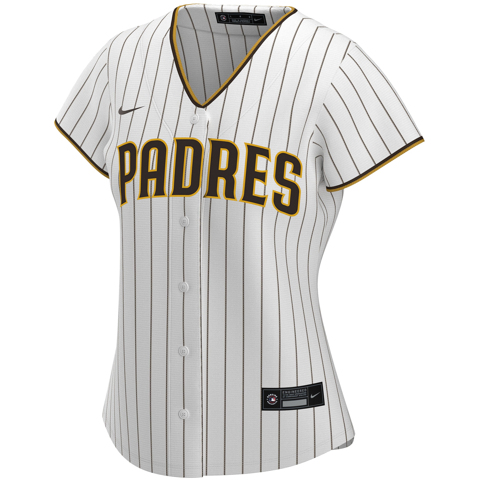 San Diego Padres Women's Home Replica Custom Jersey - White