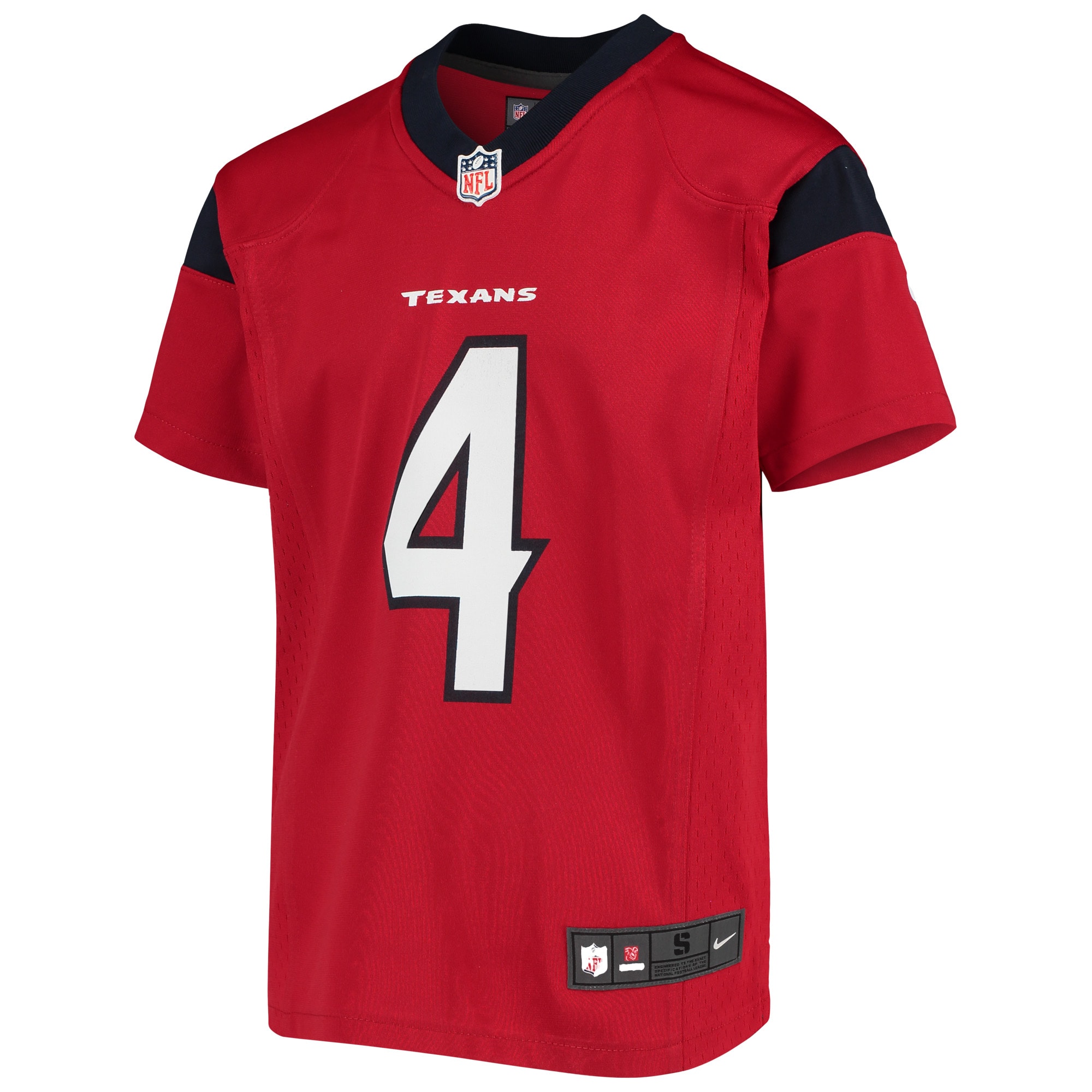 Deshaun Watson Houston TexansYouth Player Game Jersey - Red