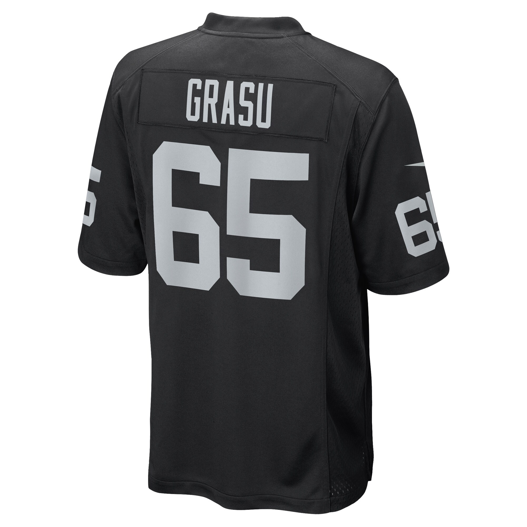 Hroniss Grasu Las Vegas RaidersGame Player Jersey - Black