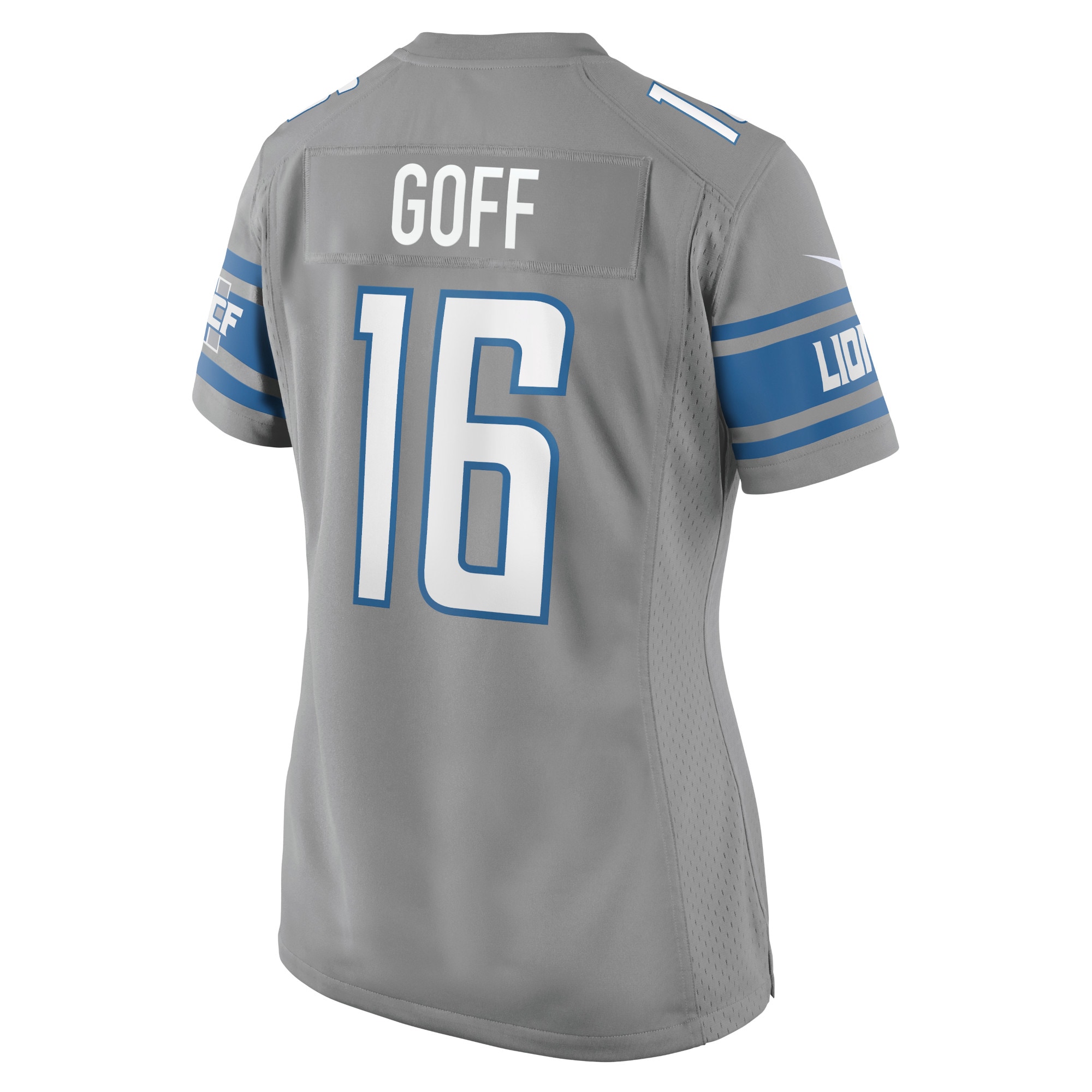 Jared Goff Detroit Lions Women's Game Jersey - Silver