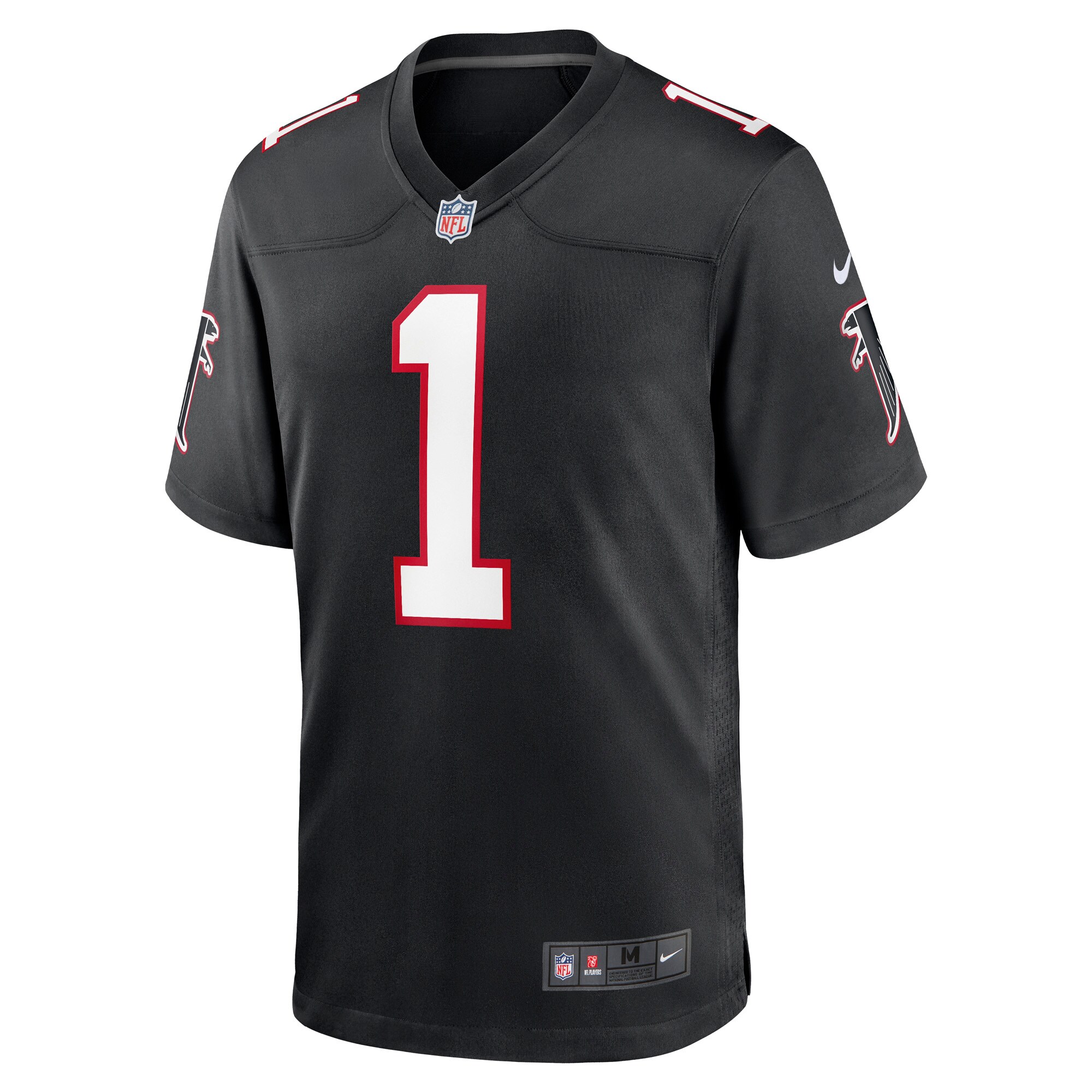 Dirty Birds Atlanta FalconsThrowback Game Jersey - Black