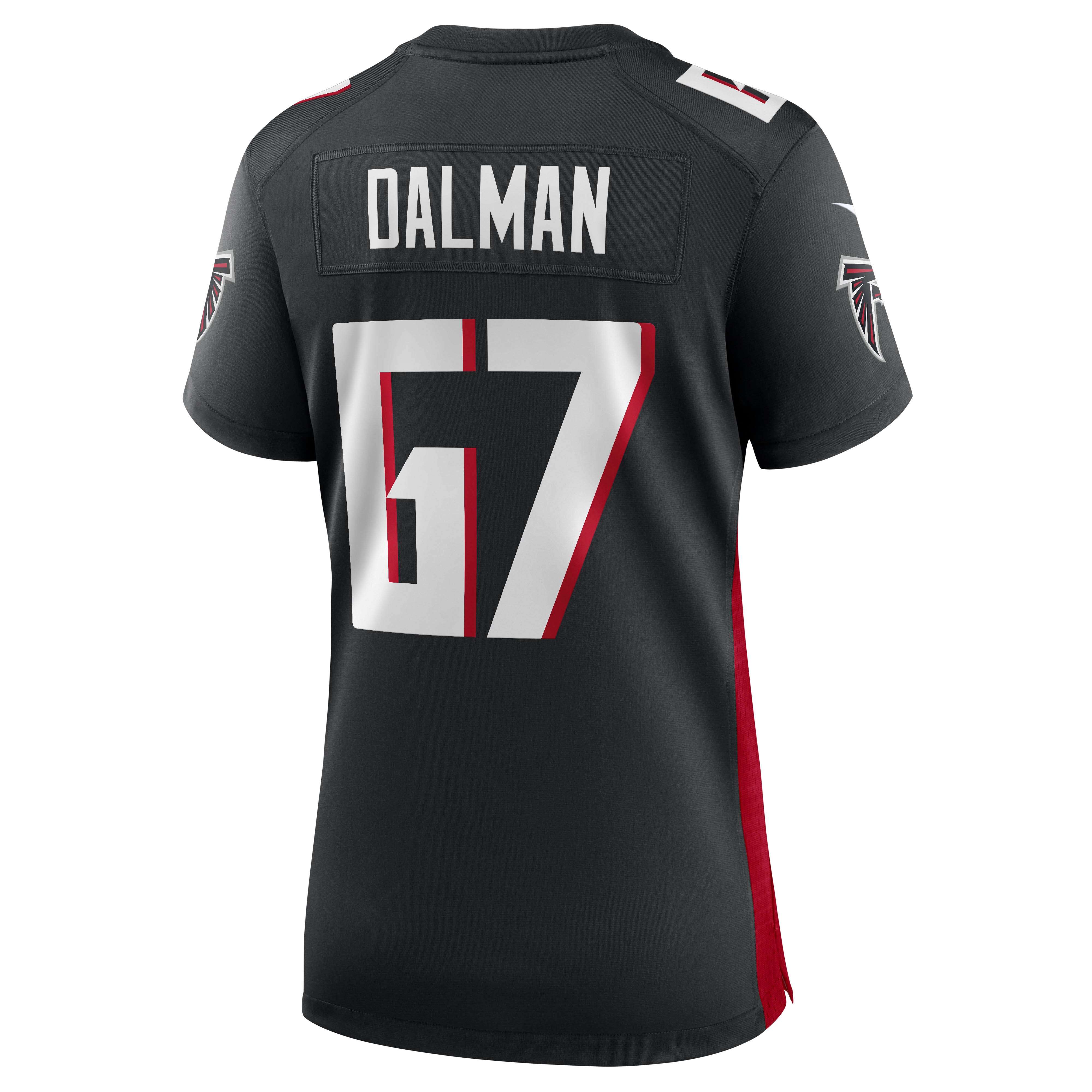 Drew Dalman Atlanta Falcons Women's Game Jersey - Black