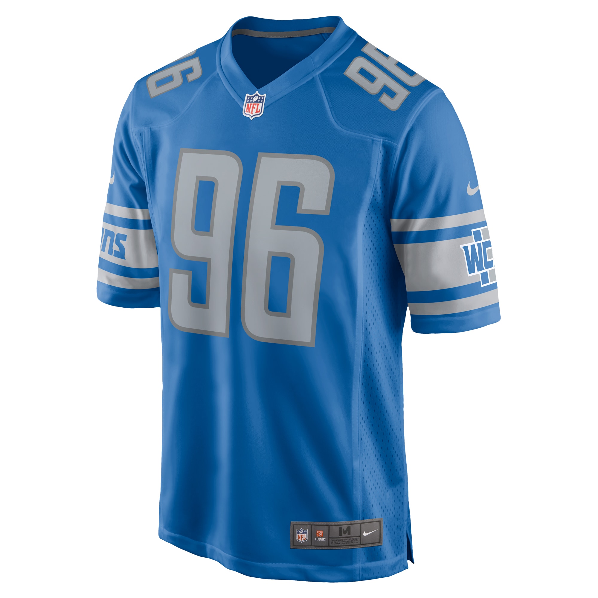 Isaiah Buggs Detroit LionsHome Game Player Jersey - Blue