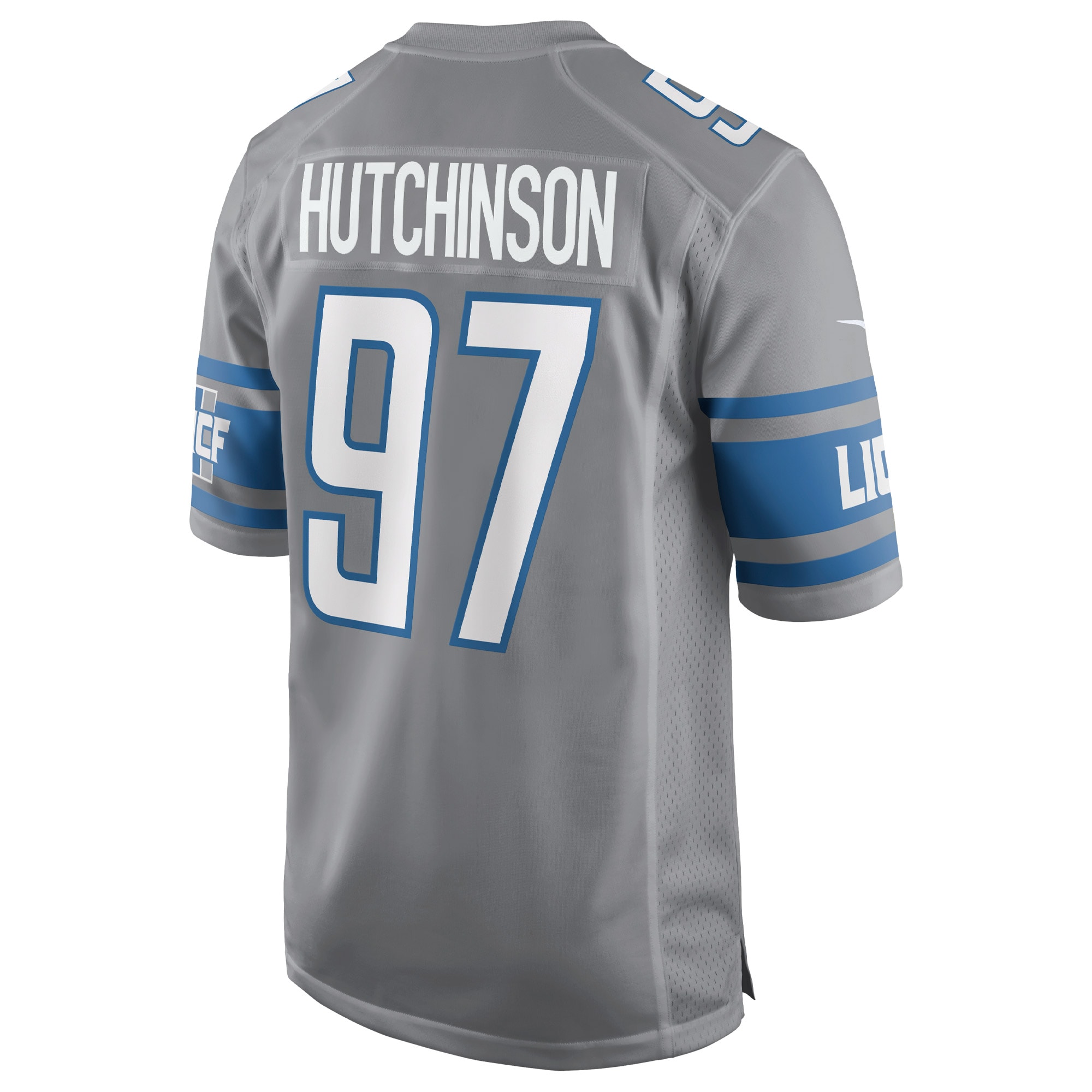 Aidan Hutchinson Detroit LionsGame Jersey - Silver