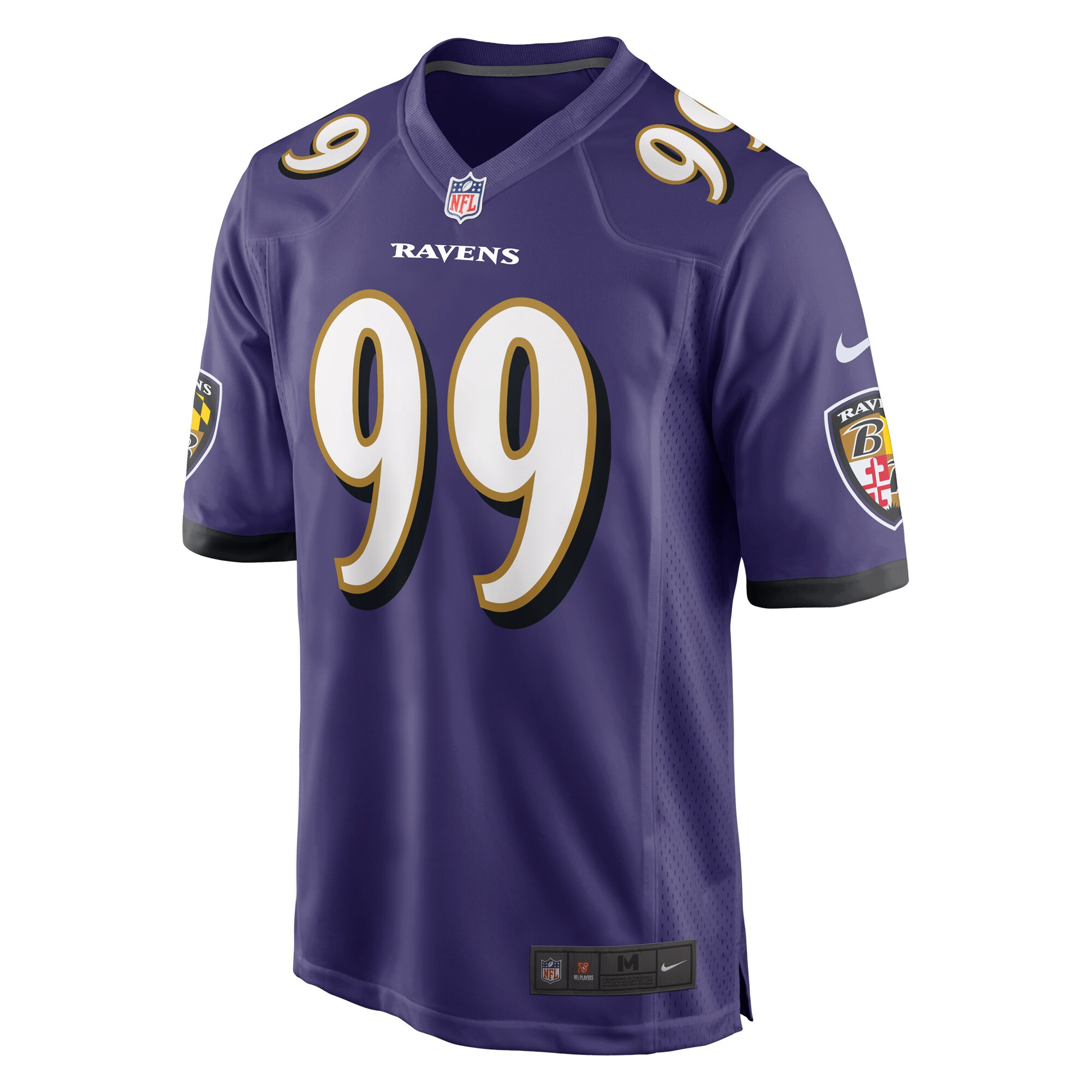 Odafe Oweh Baltimore RavensGame Jersey - Purple