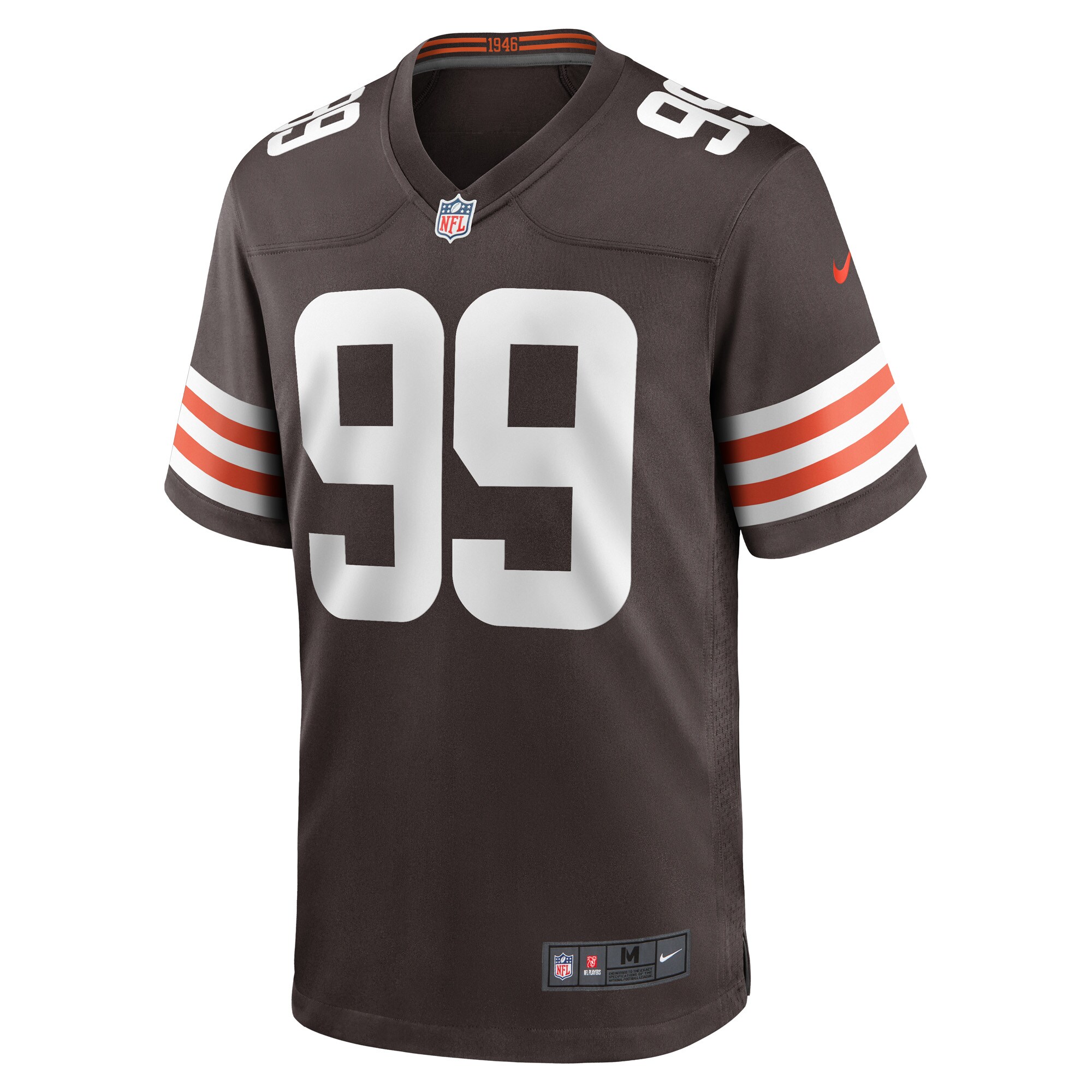 Taven Bryan Cleveland BrownsGame Jersey - Brown