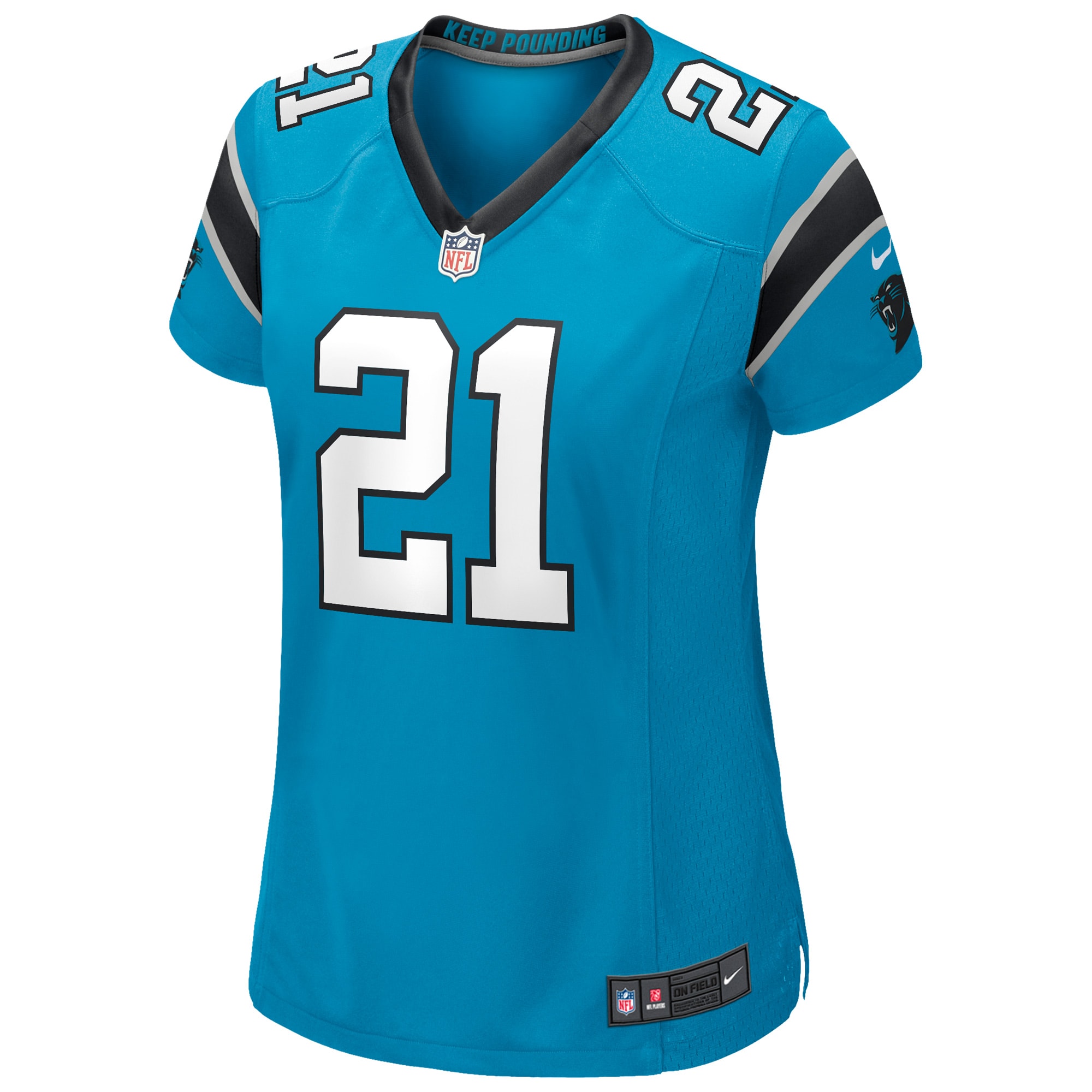 Jeremy Chinn Carolina Panthers Women's Game Jersey - Blue