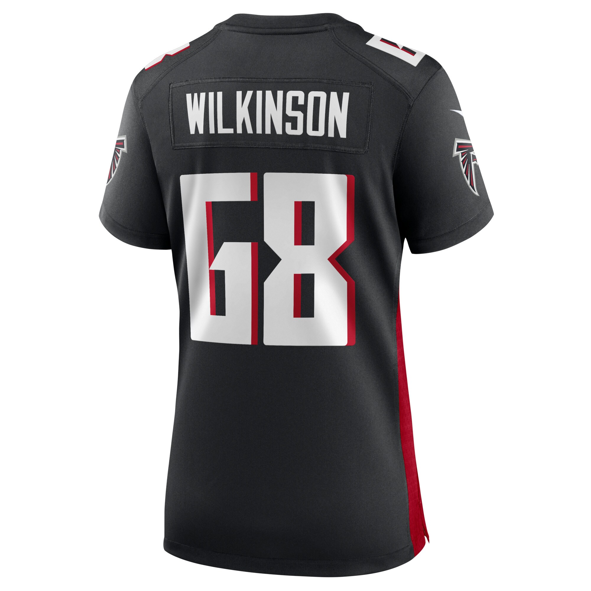 Elijah Wilkinson Atlanta Falcons Women's Game Jersey - Black