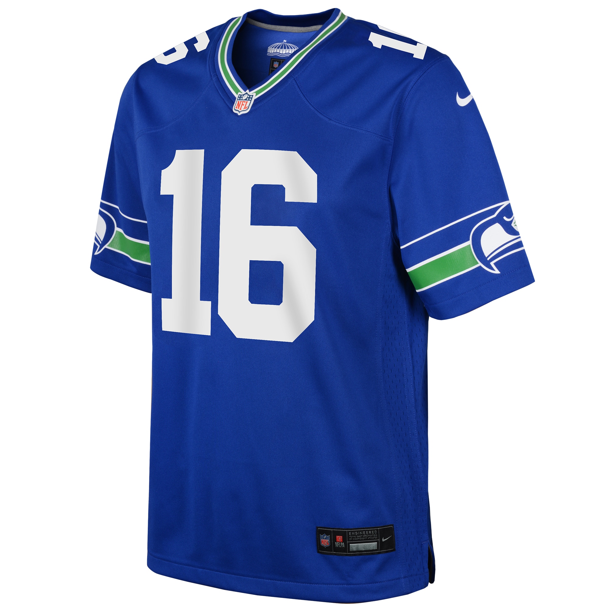 Tyler Lockett Seattle SeahawksYouth Throwback Player Game Jersey - Royal