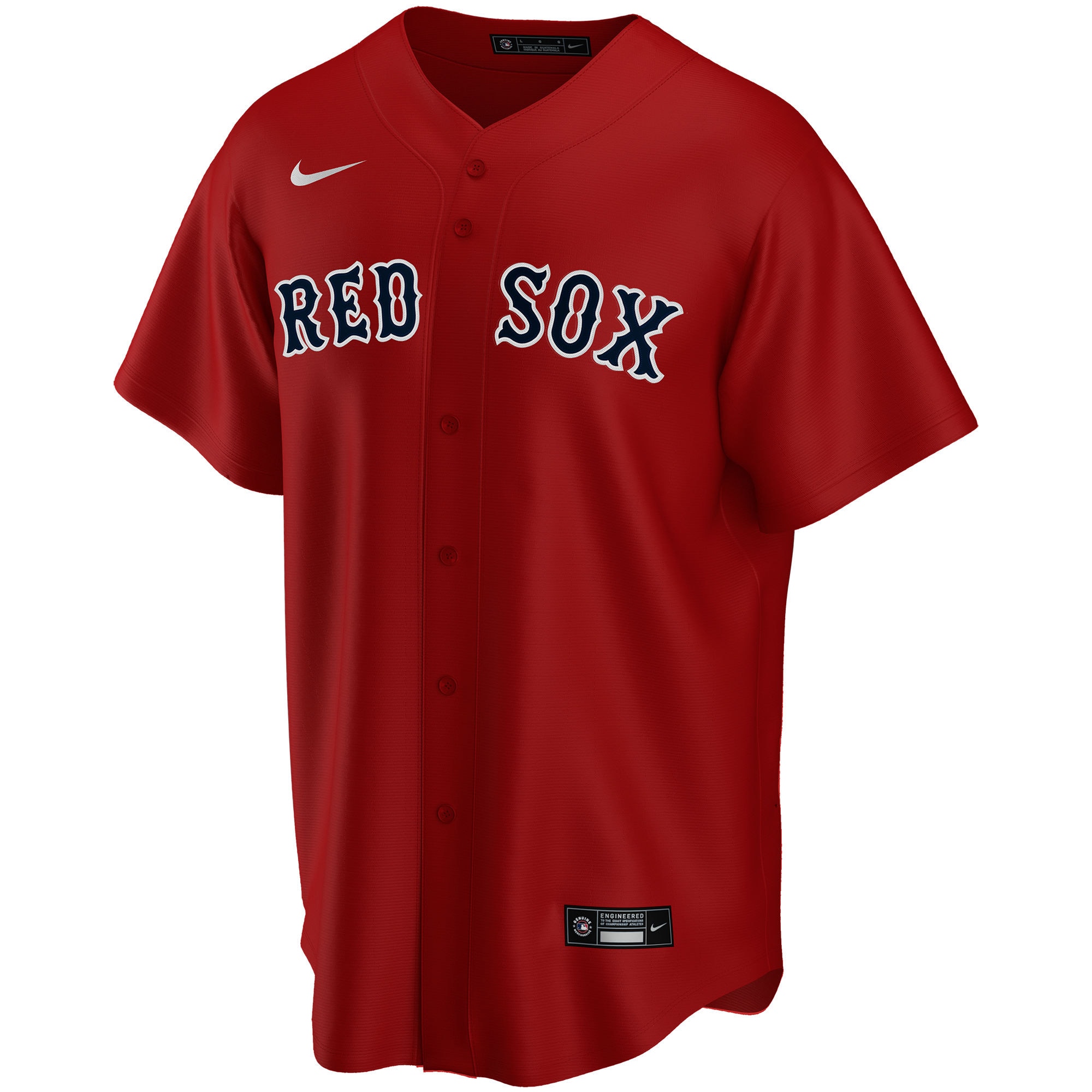 Boston Red SoxAlternate Replica Custom Jersey - Red