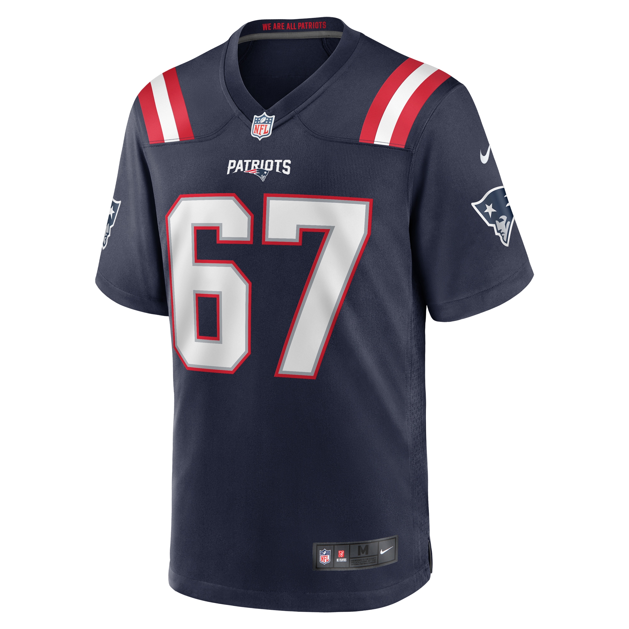 Hayden Howerton New England PatriotsHome Game Player Jersey - Navy
